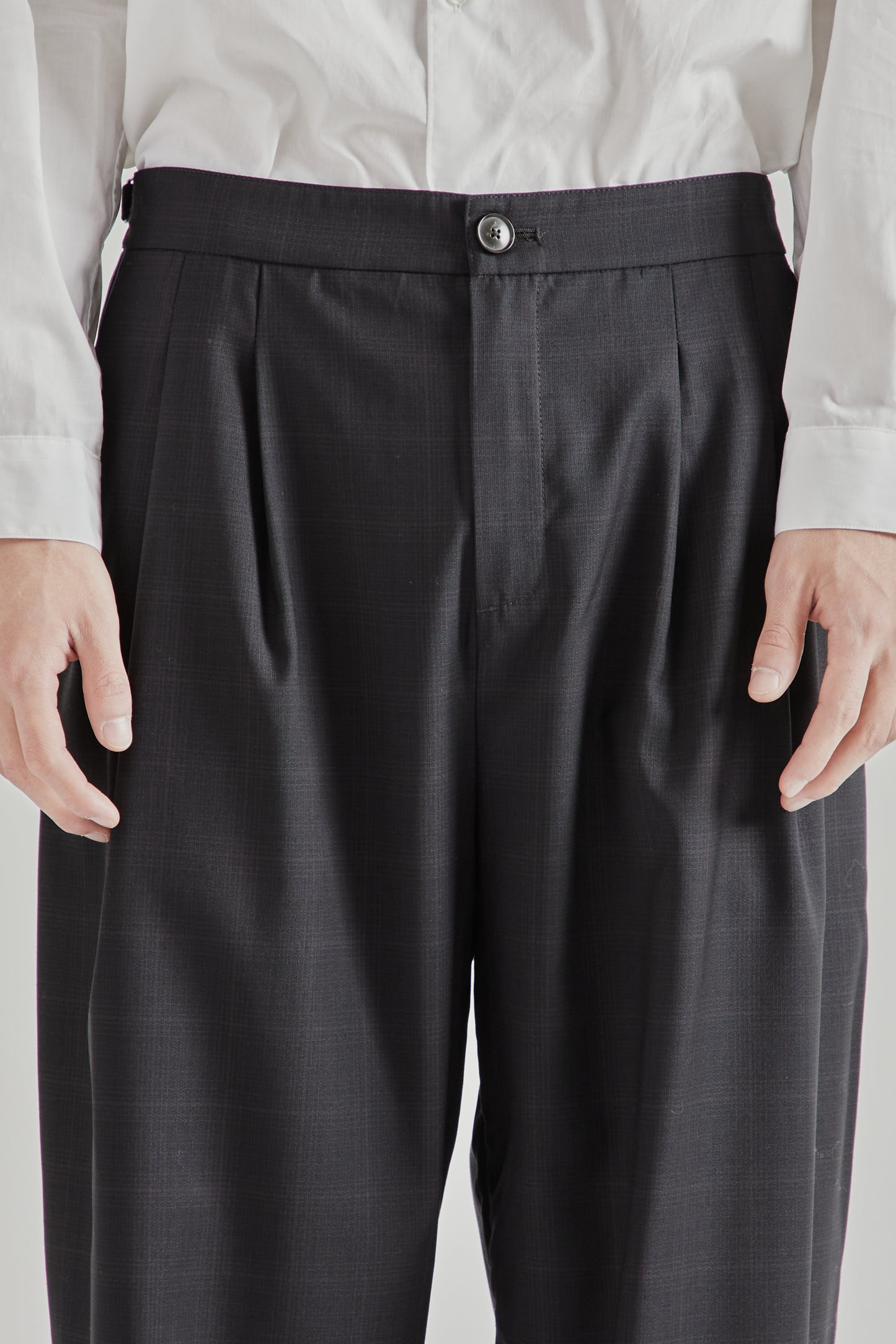 A Kind Of Guise SS26 Piero Pants Checkered Black0649