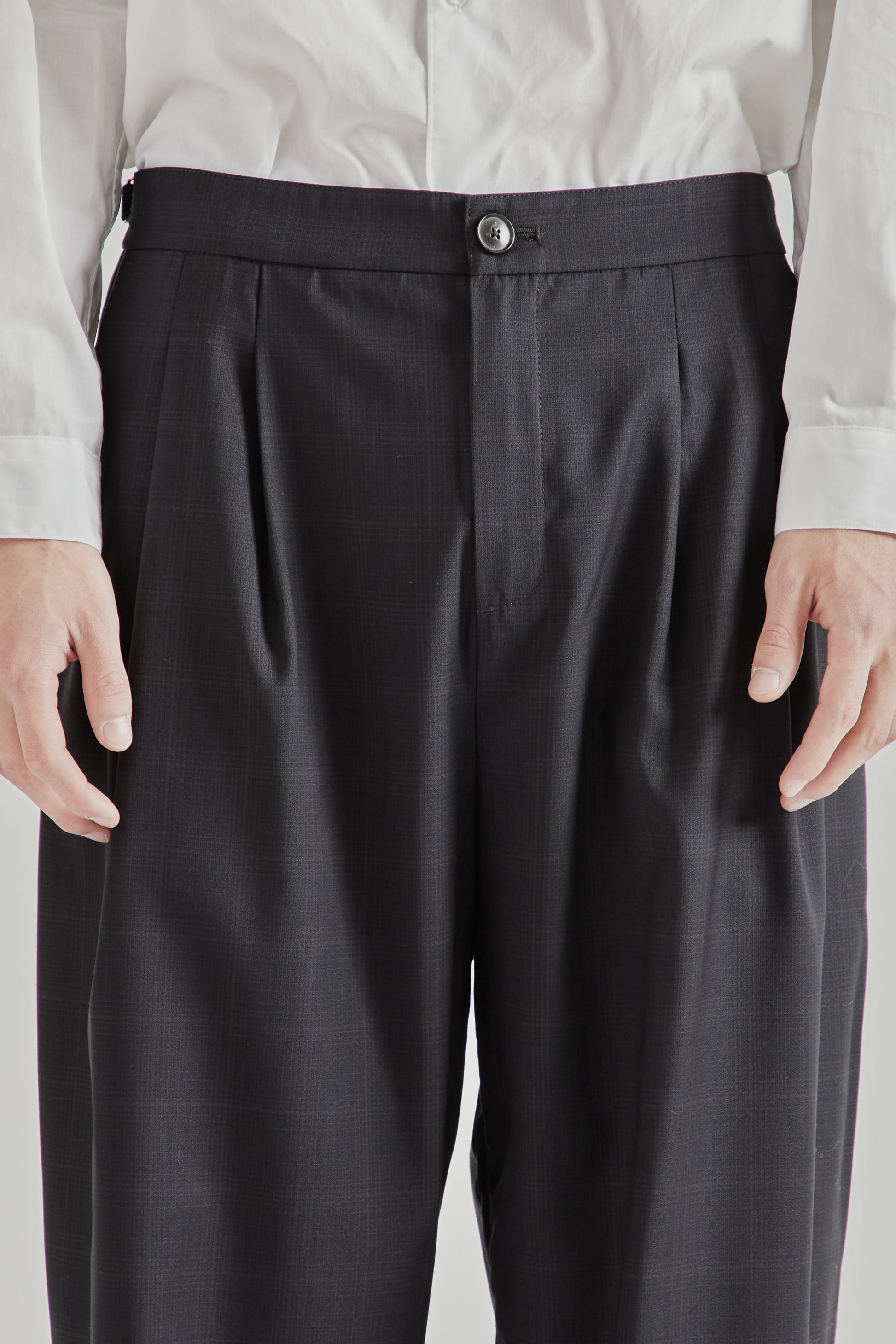 A Kind Of Guise SS26 Piero Pants Checkered Black0649