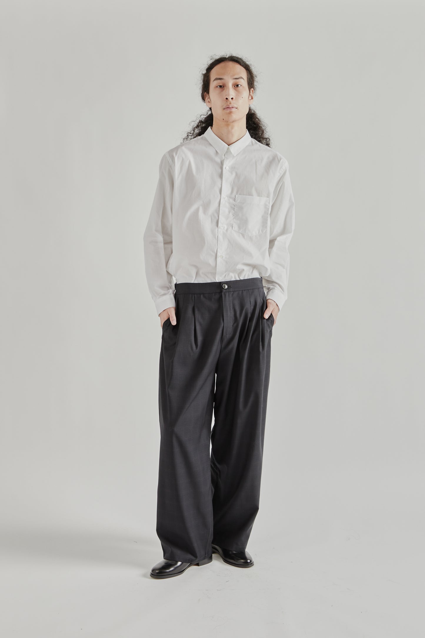 A Kind Of Guise SS26 Piero Pants Checkered Black0652
