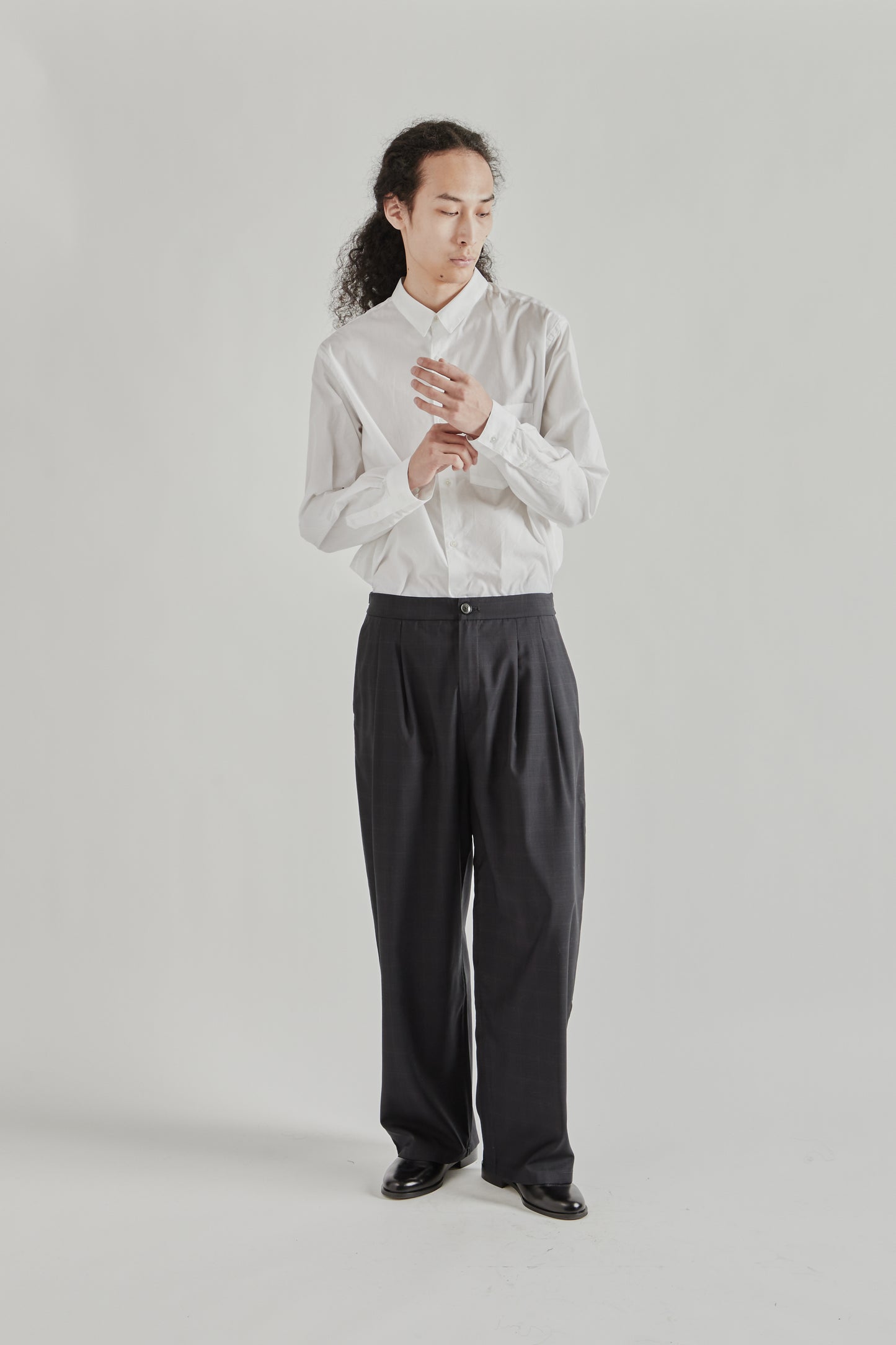 A Kind Of Guise SS26 Piero Pants Checkered Black0656