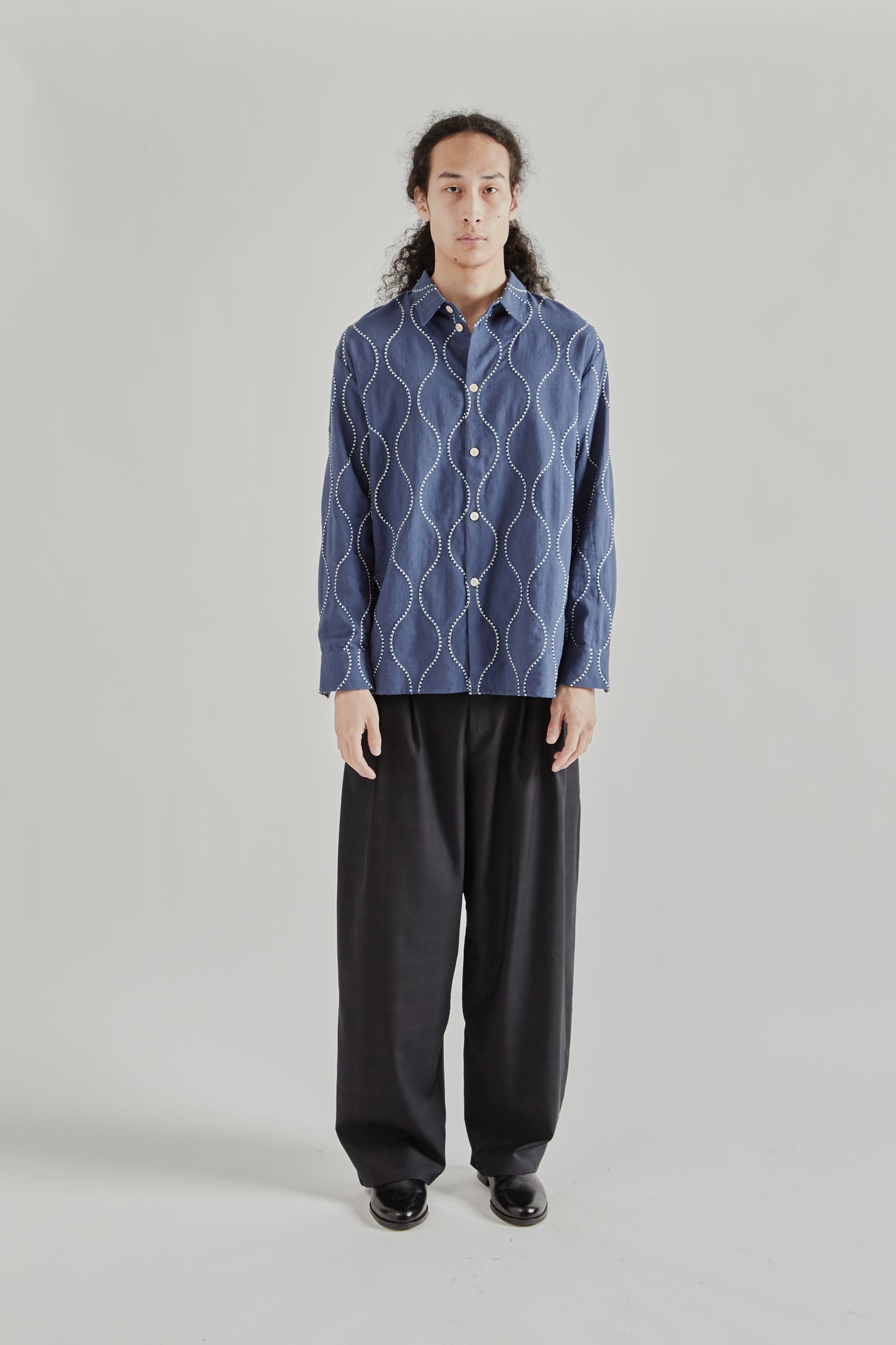 A Kind Of Guise SS26 Pino Shirt Ocean Waves0661