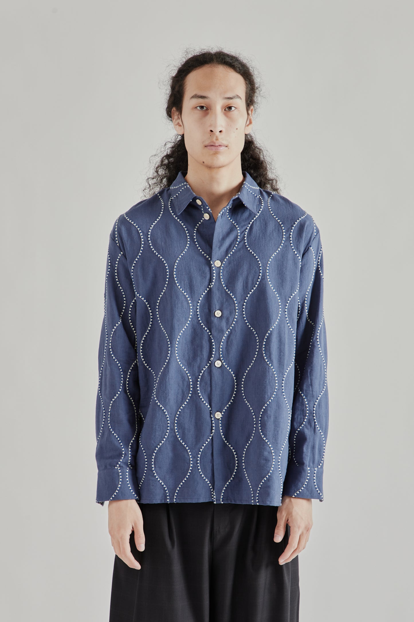 A Kind Of Guise SS26 Pino Shirt Ocean Waves0663