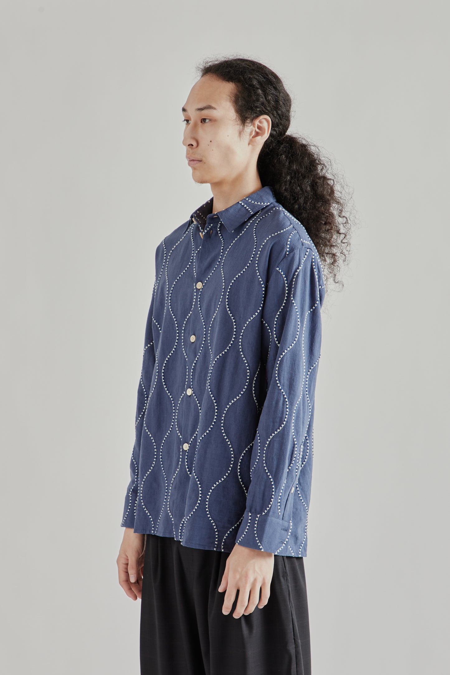 A Kind Of Guise SS26 Pino Shirt Ocean Waves0665