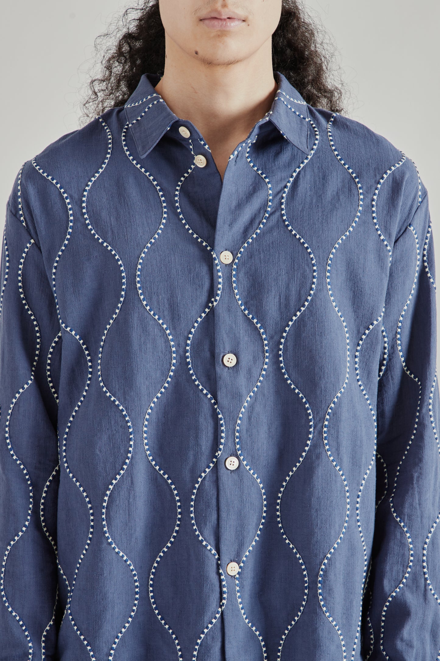 A Kind Of Guise SS26 Pino Shirt Ocean Waves0672