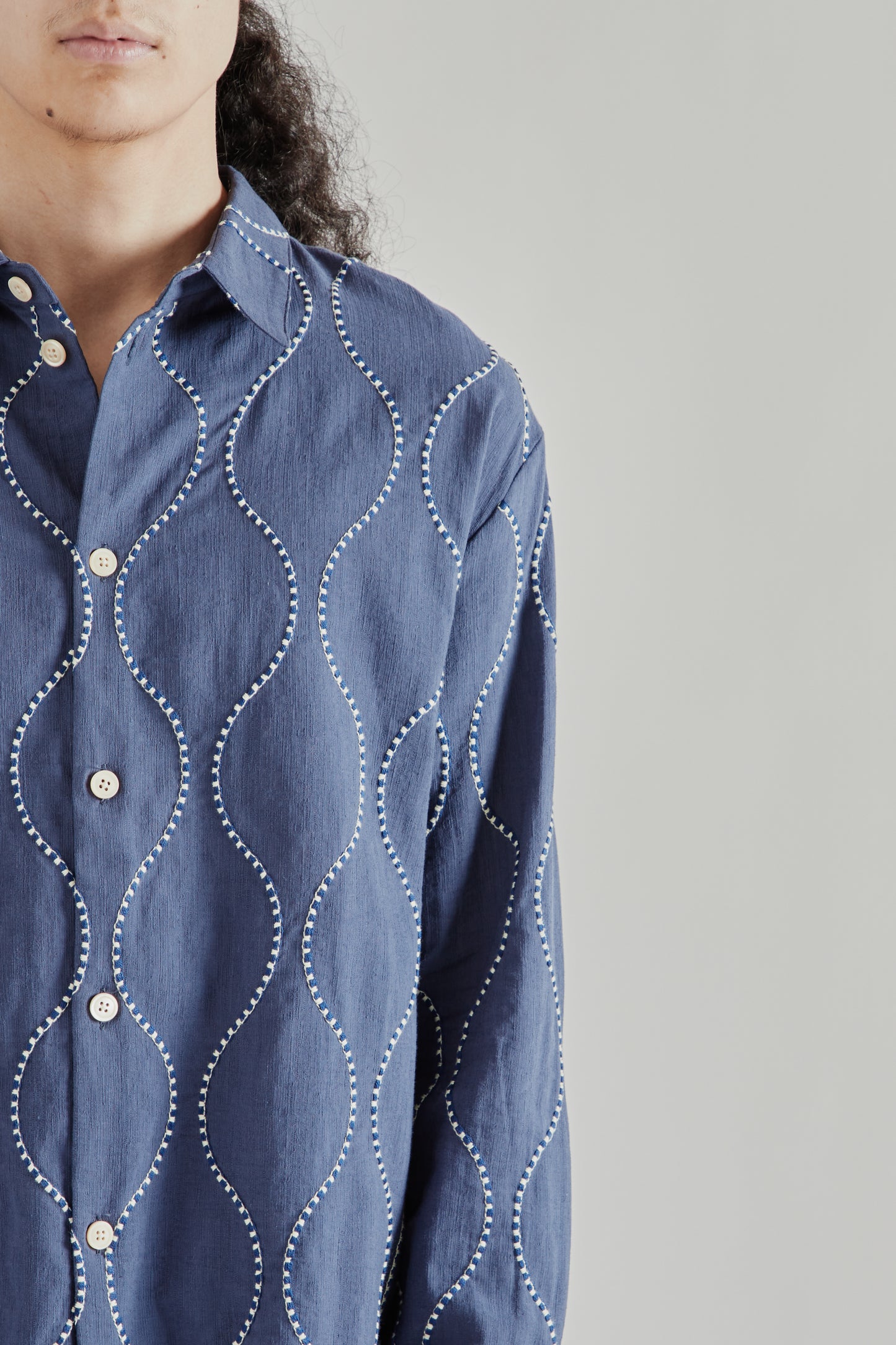 A Kind Of Guise SS26 Pino Shirt Ocean Waves0673