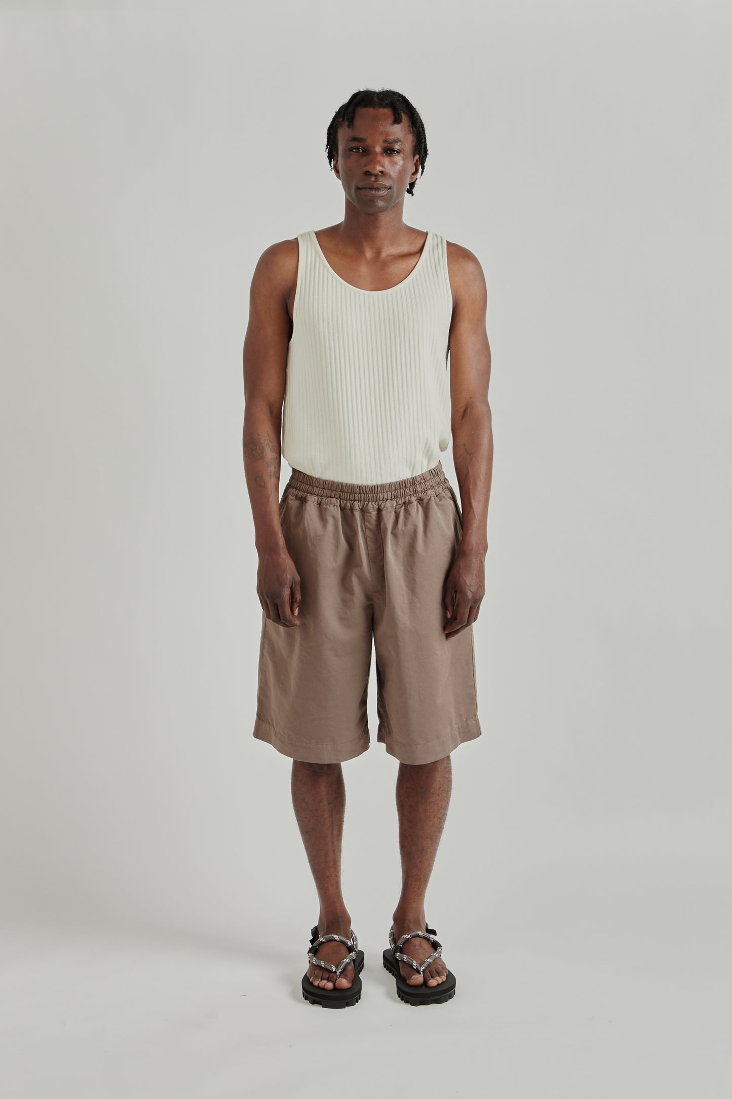 A Kind Of Guise SS26 Saleh Shorts brown impala0848