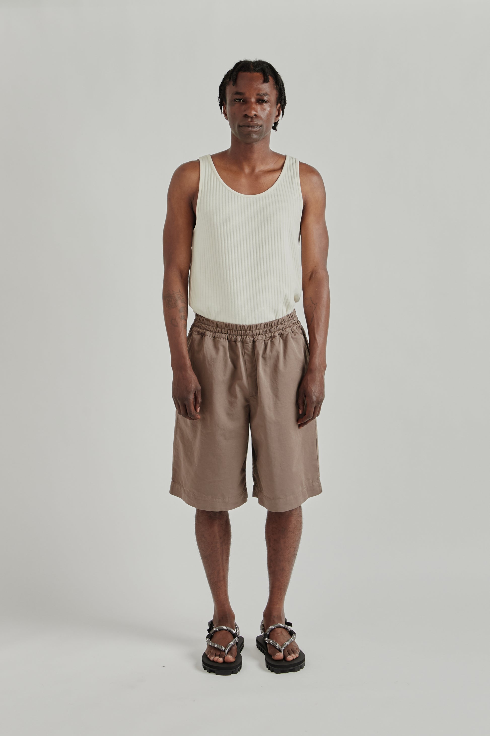 A Kind Of Guise SS26 Saleh Shorts brown impala0848
