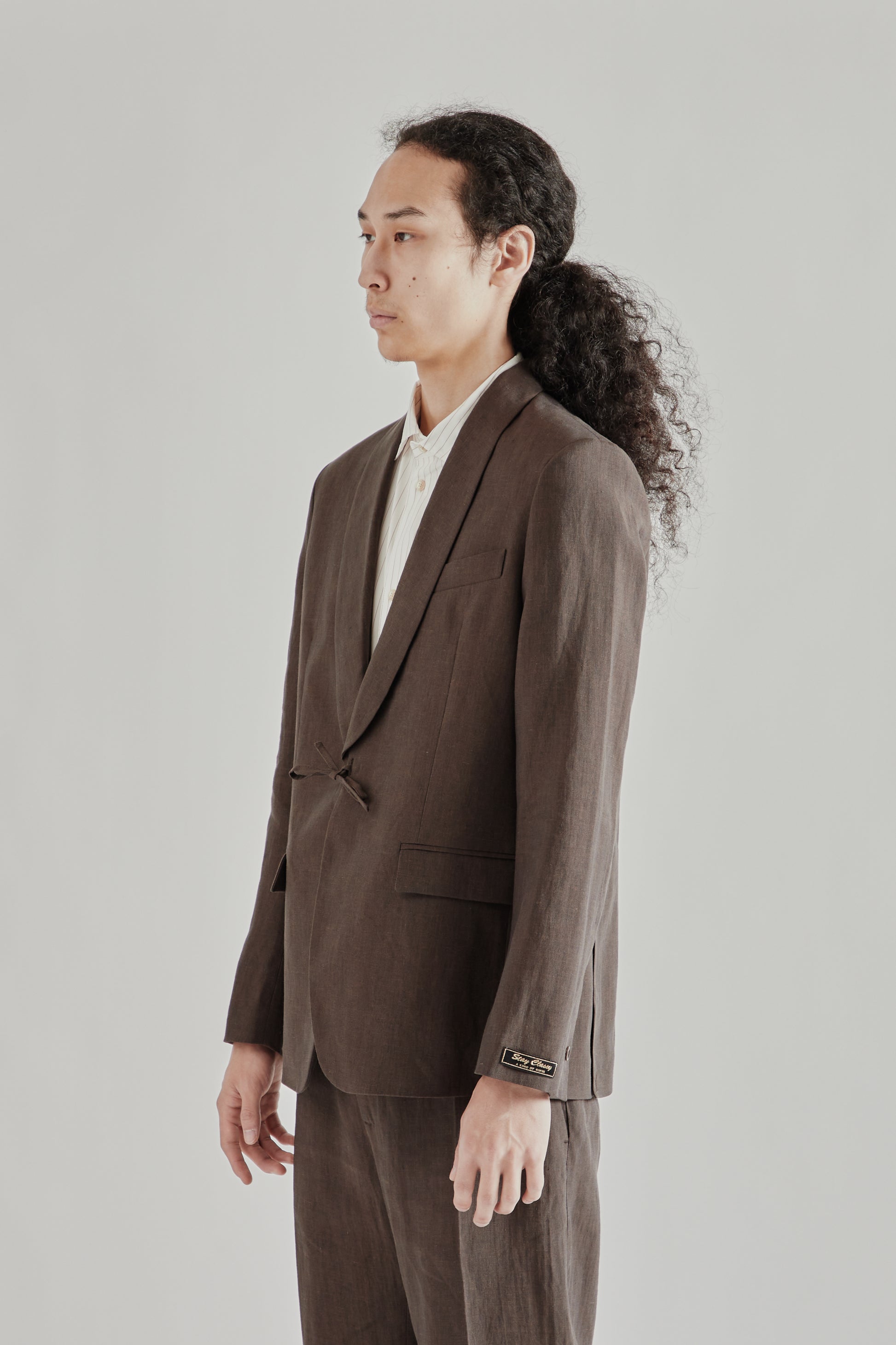 A Kind Of Guise SS26 Shinji Blazer Burnt Umber0736