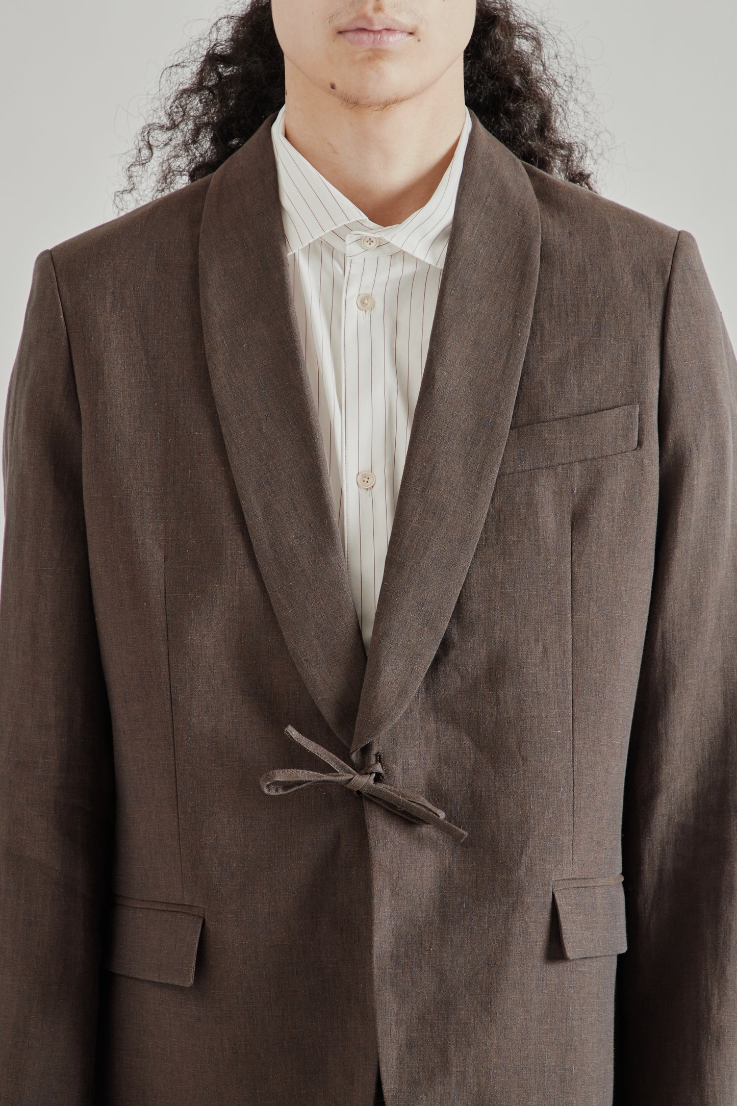 A Kind Of Guise SS26 Shinji Blazer Burnt Umber0744