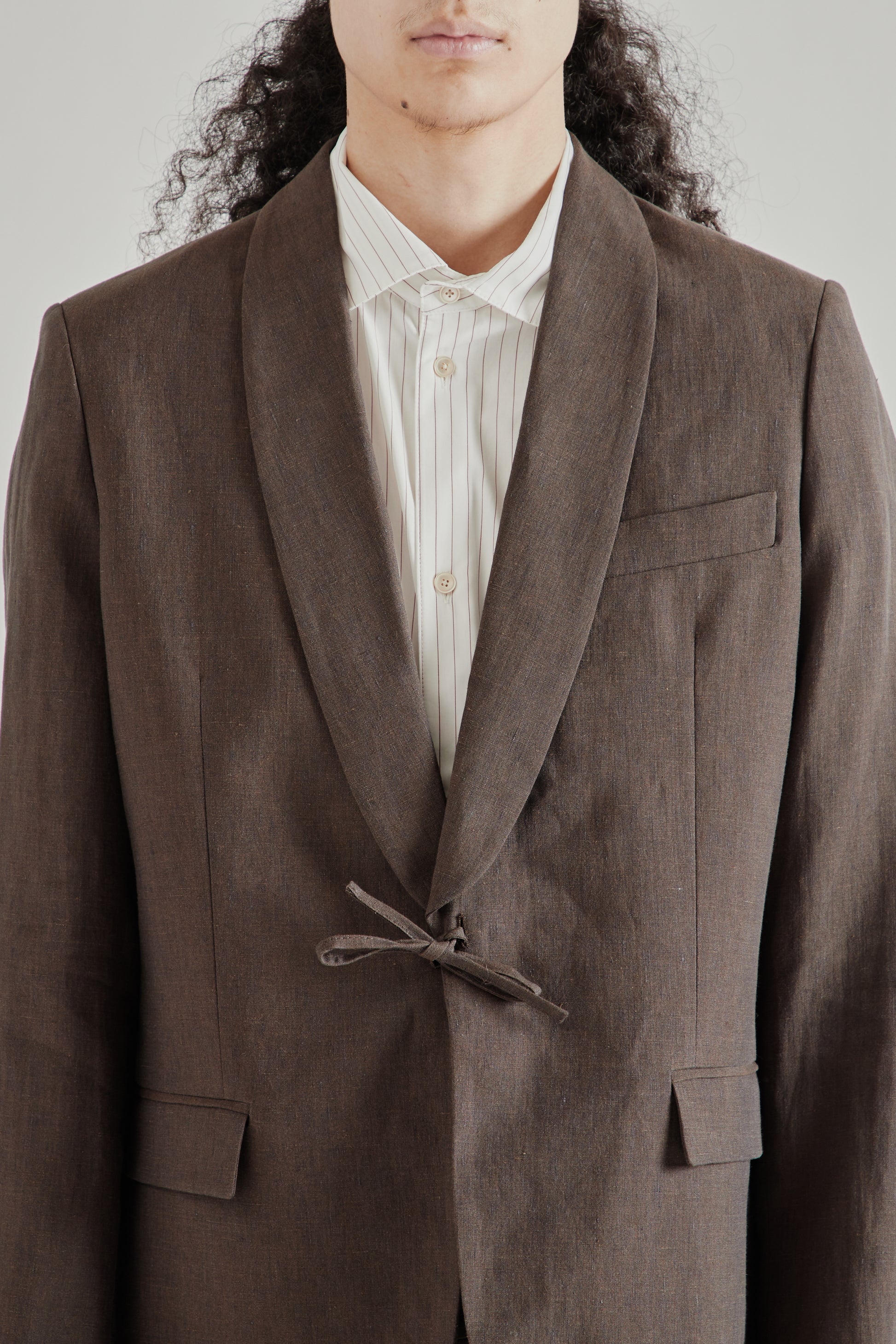 A Kind Of Guise SS26 Shinji Blazer Burnt Umber0744