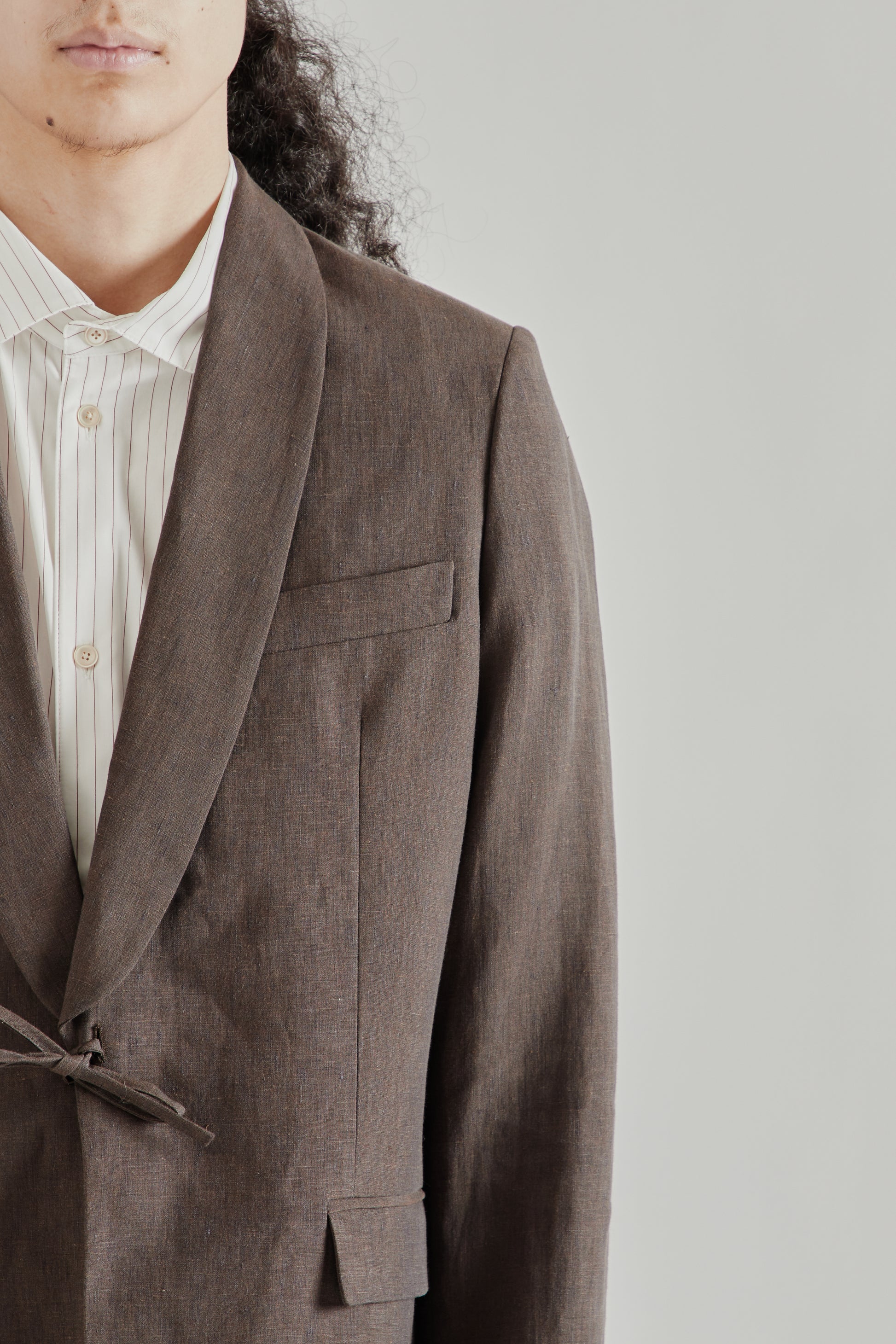 A Kind Of Guise SS26 Shinji Blazer Burnt Umber0745