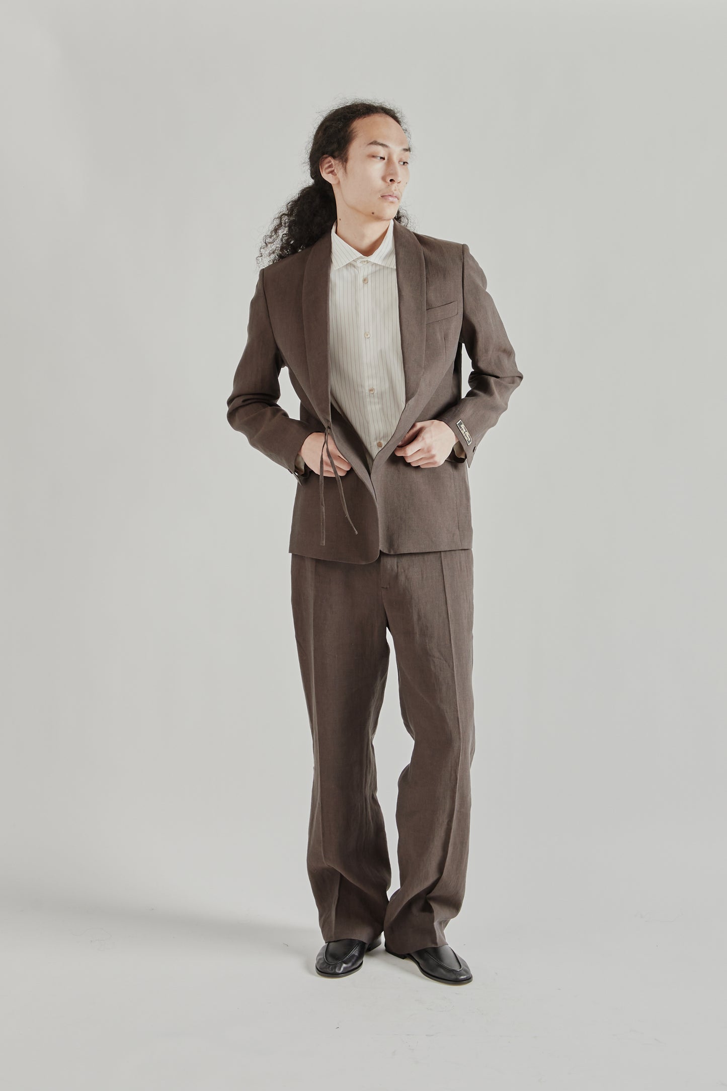 A Kind Of Guise SS26 Shinji Blazer Burnt Umber0754