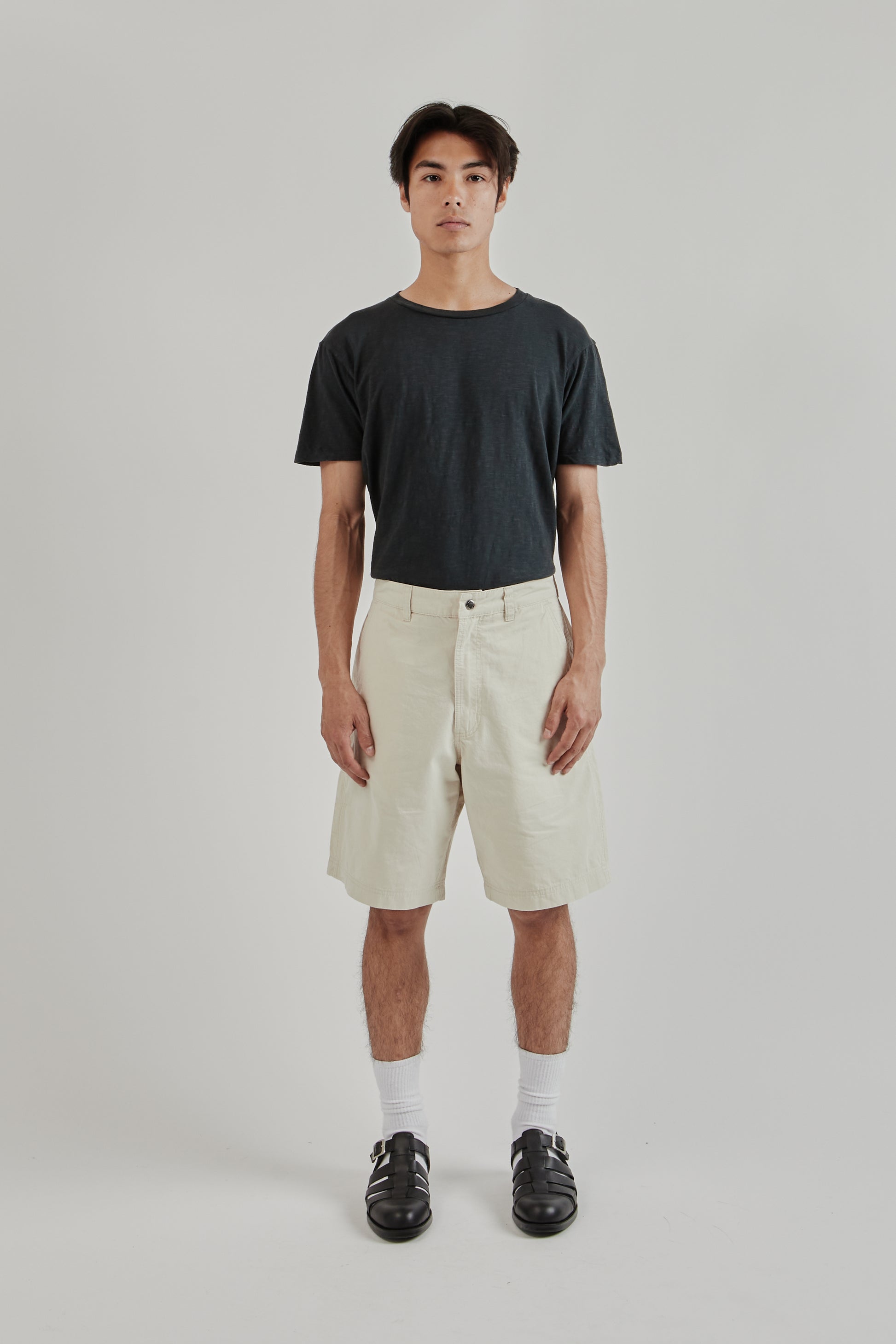 Adsum SS25 Cil Short Cotton Khaki 1