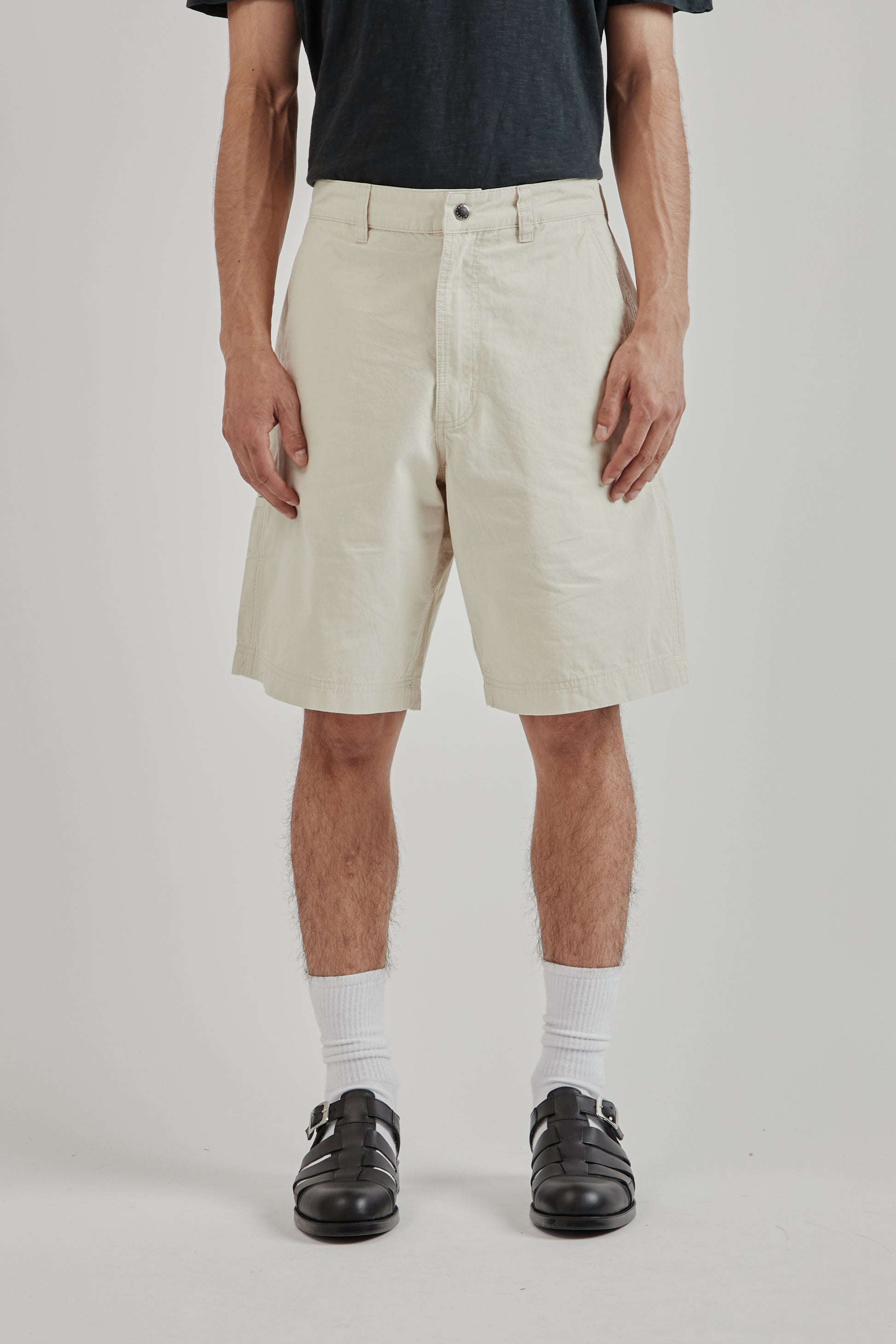 Adsum SS25 Cil Short Cotton Khaki 2