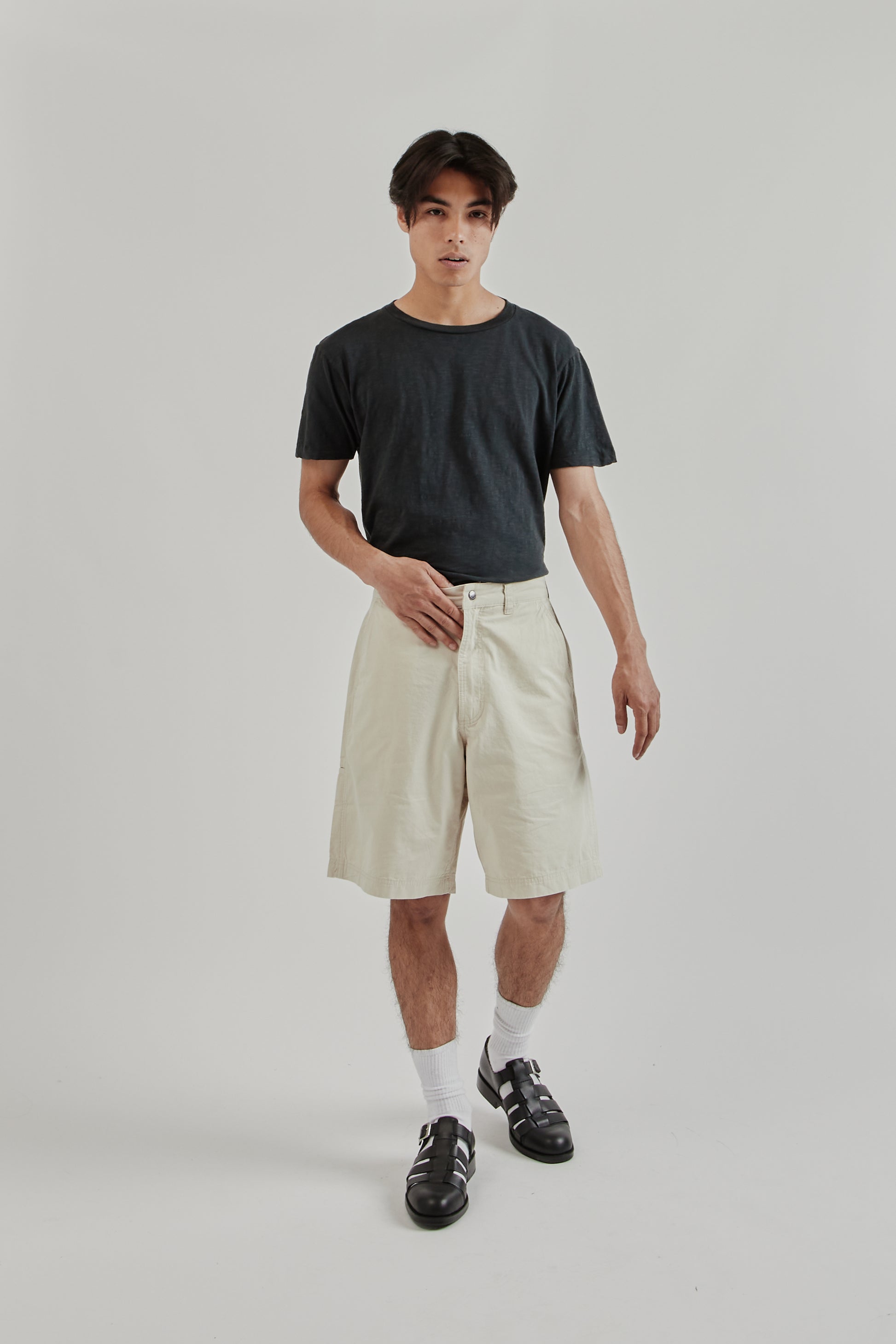 Adsum SS25 Cil Short Cotton Khaki 8