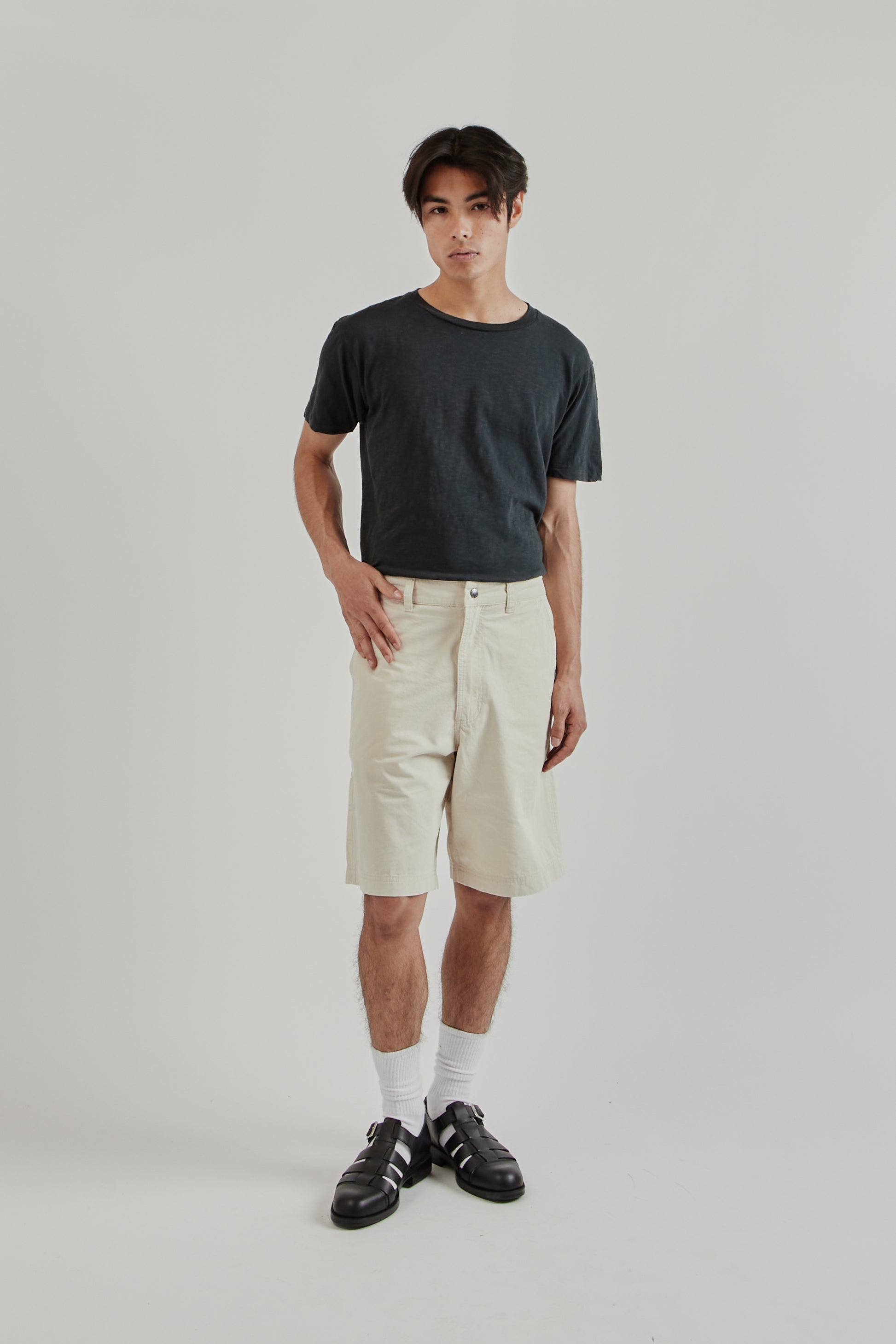 Adsum SS25 Cil Short Cotton Khaki 9