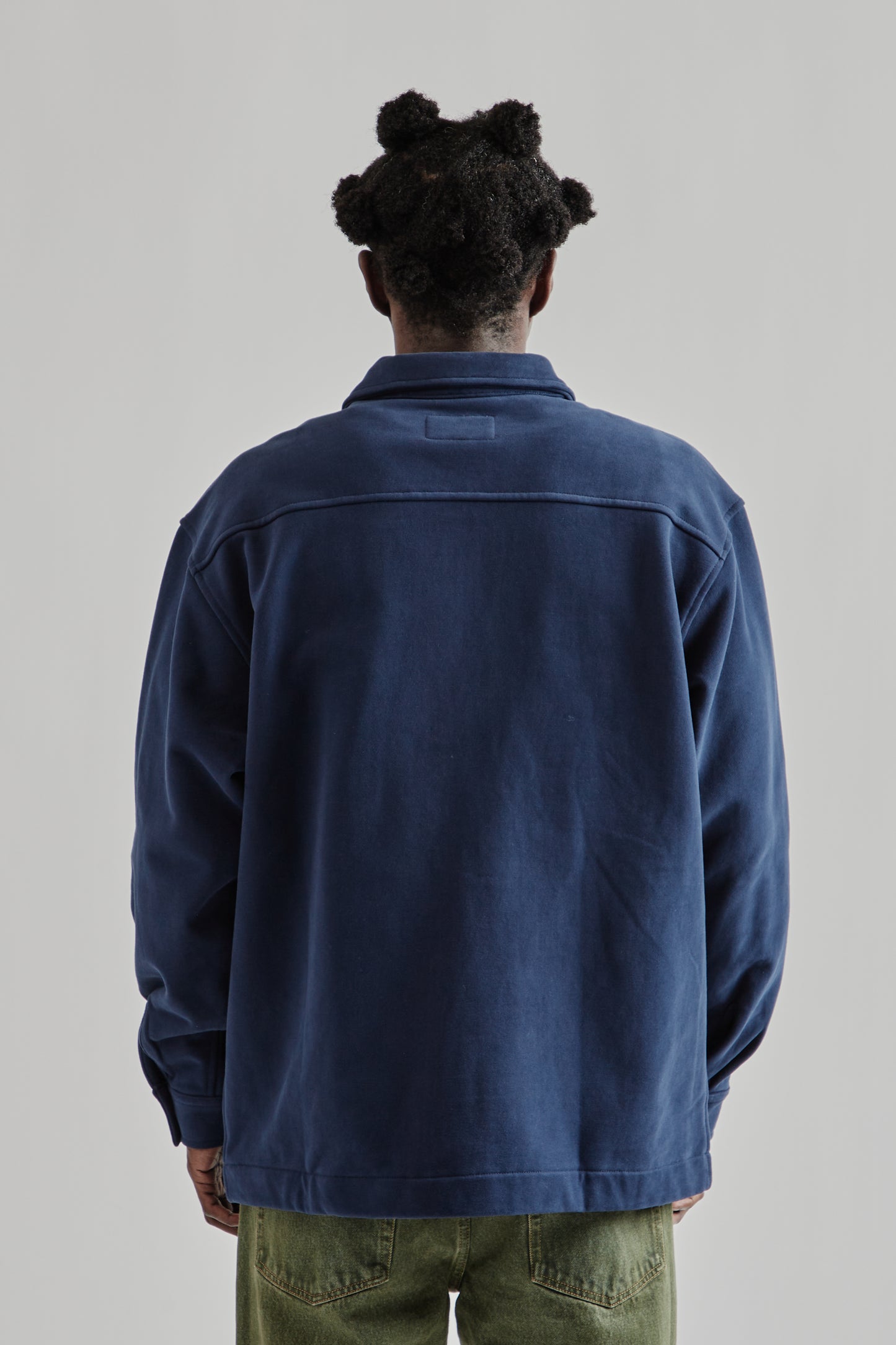 Fleece Overshirt - Dark Navy