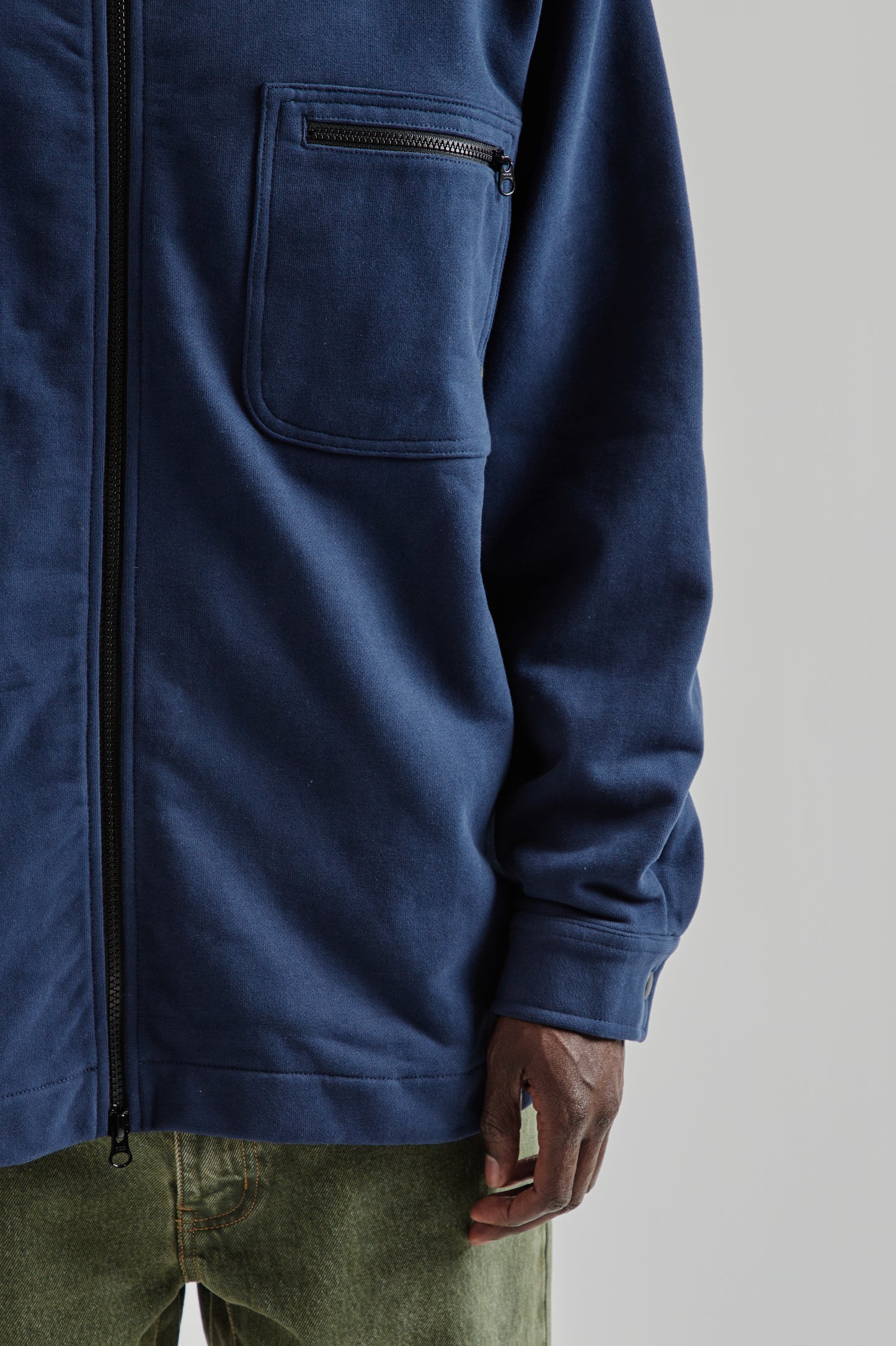 Fleece Overshirt - Dark Navy