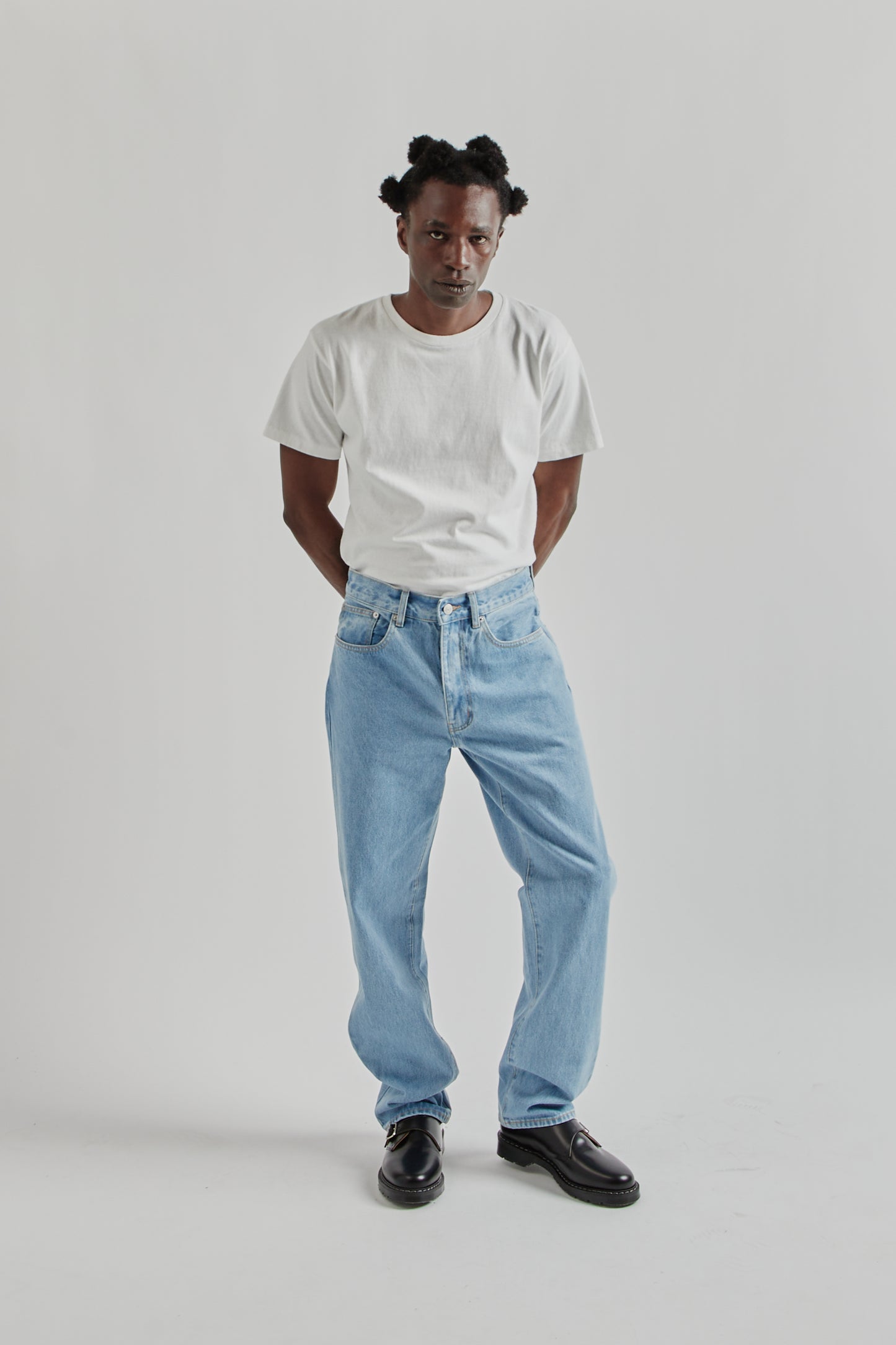 Relaxed Fit OD Denim - Bleached Washed