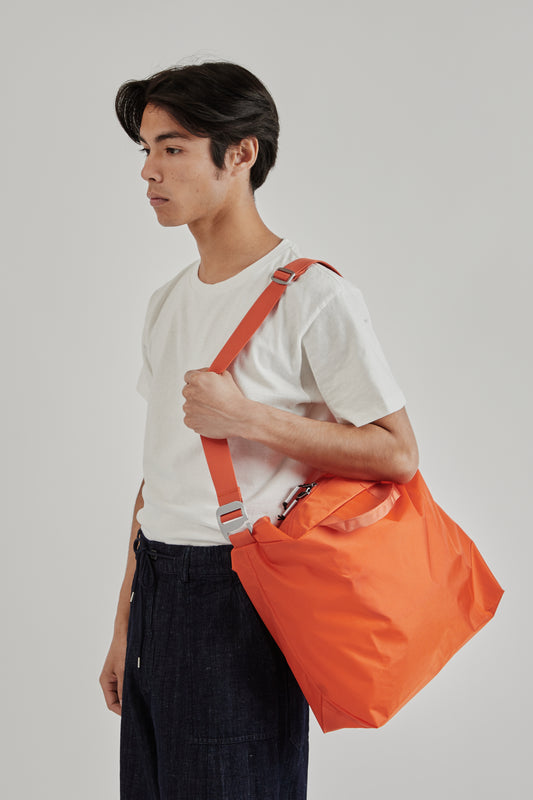 Adsum SS25 Zip Tote Nylon Orange 3