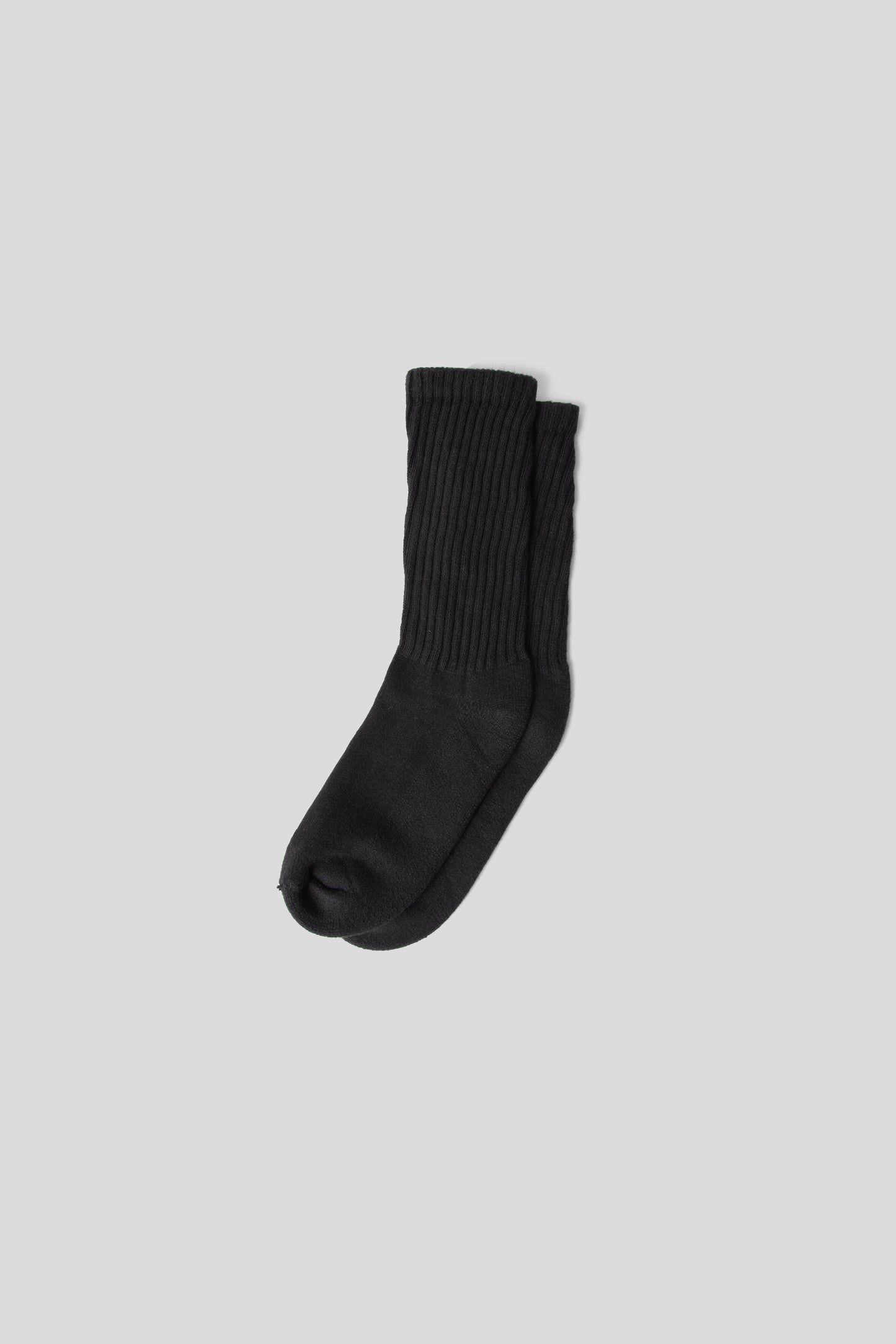 American Trench Solid Socks Black 01