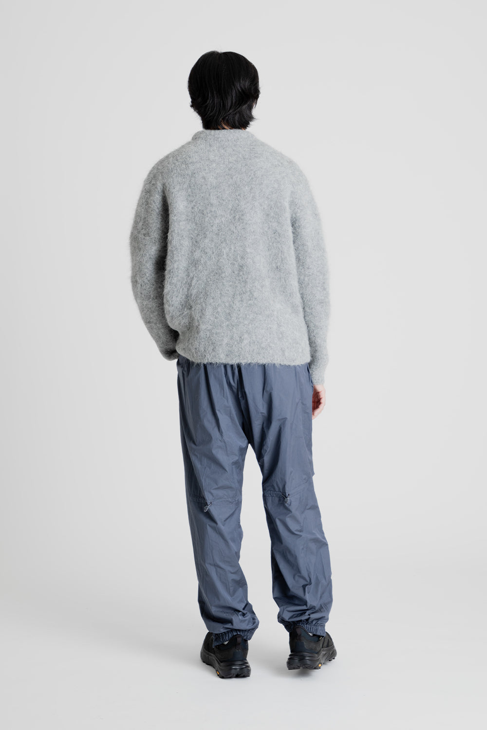 Amomento Padded Shirring Pants in Charcoal