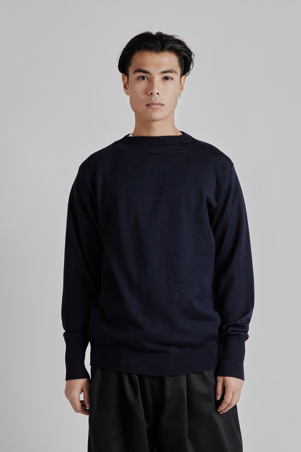 Andersen Andersen Marine Crewneck Navy Blue 2