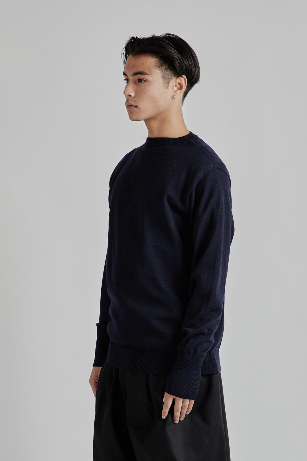 Andersen Andersen Marine Crewneck Navy Blue 3