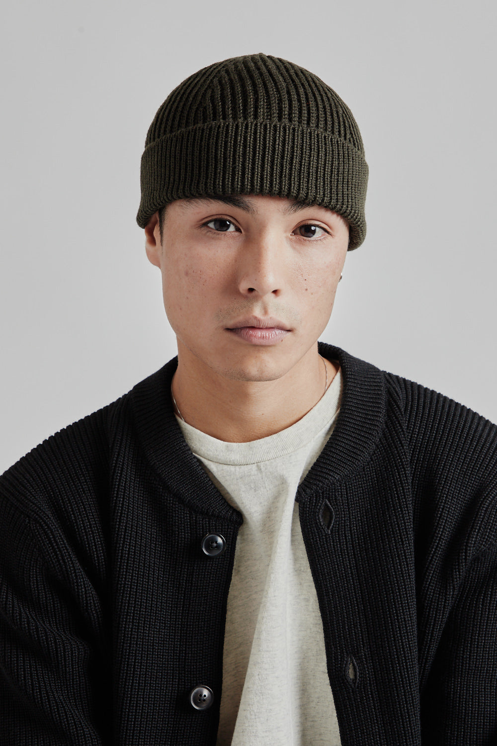 Anderser Andersen Short Beanie Hunting Green 01