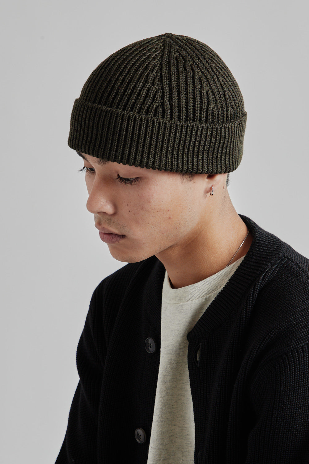 Anderser Andersen Short Beanie Hunting Green 02