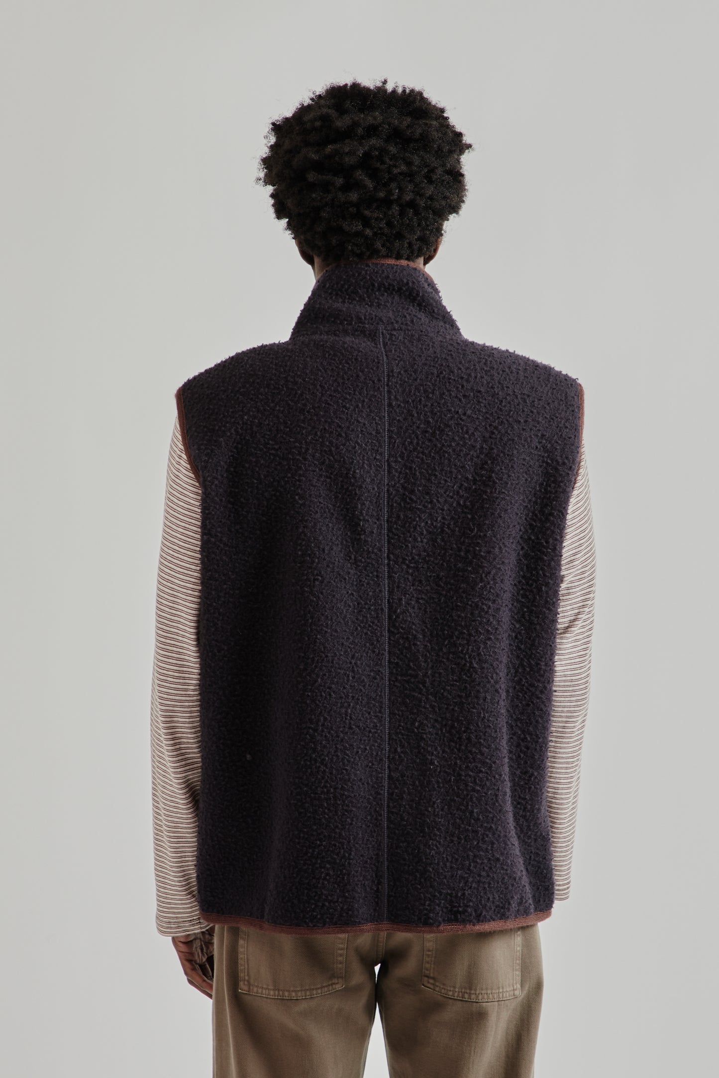 Another Fleece Vest 1.0 - Navy/Brown