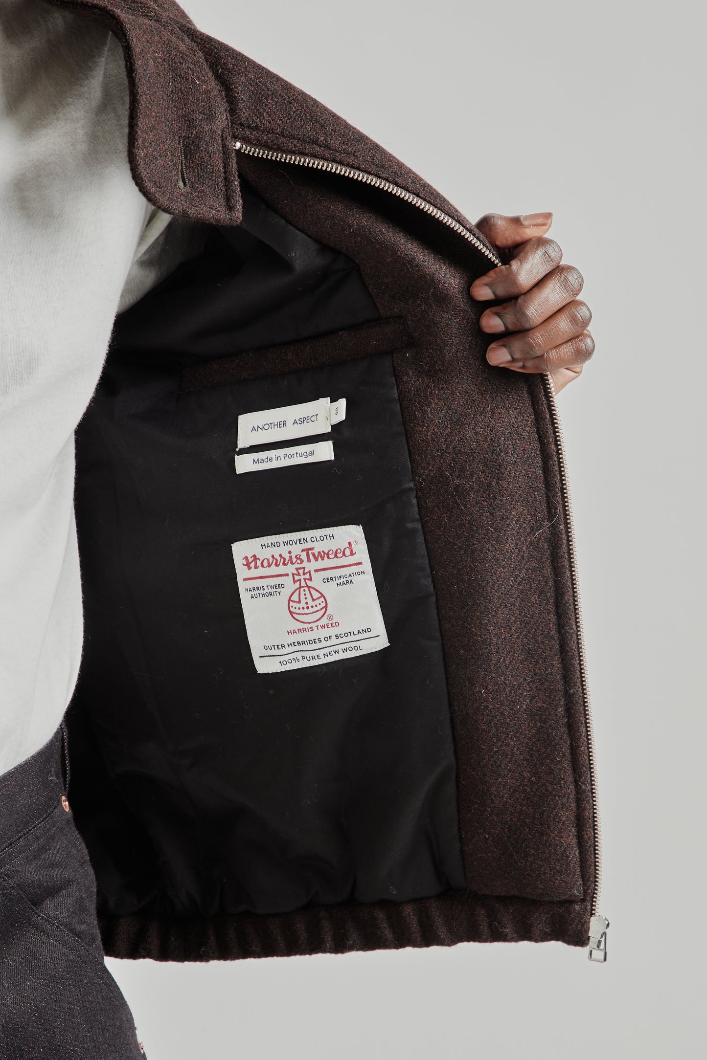 Another Aspect FW25 Another Jacket 5.0 Brown Tweed 12