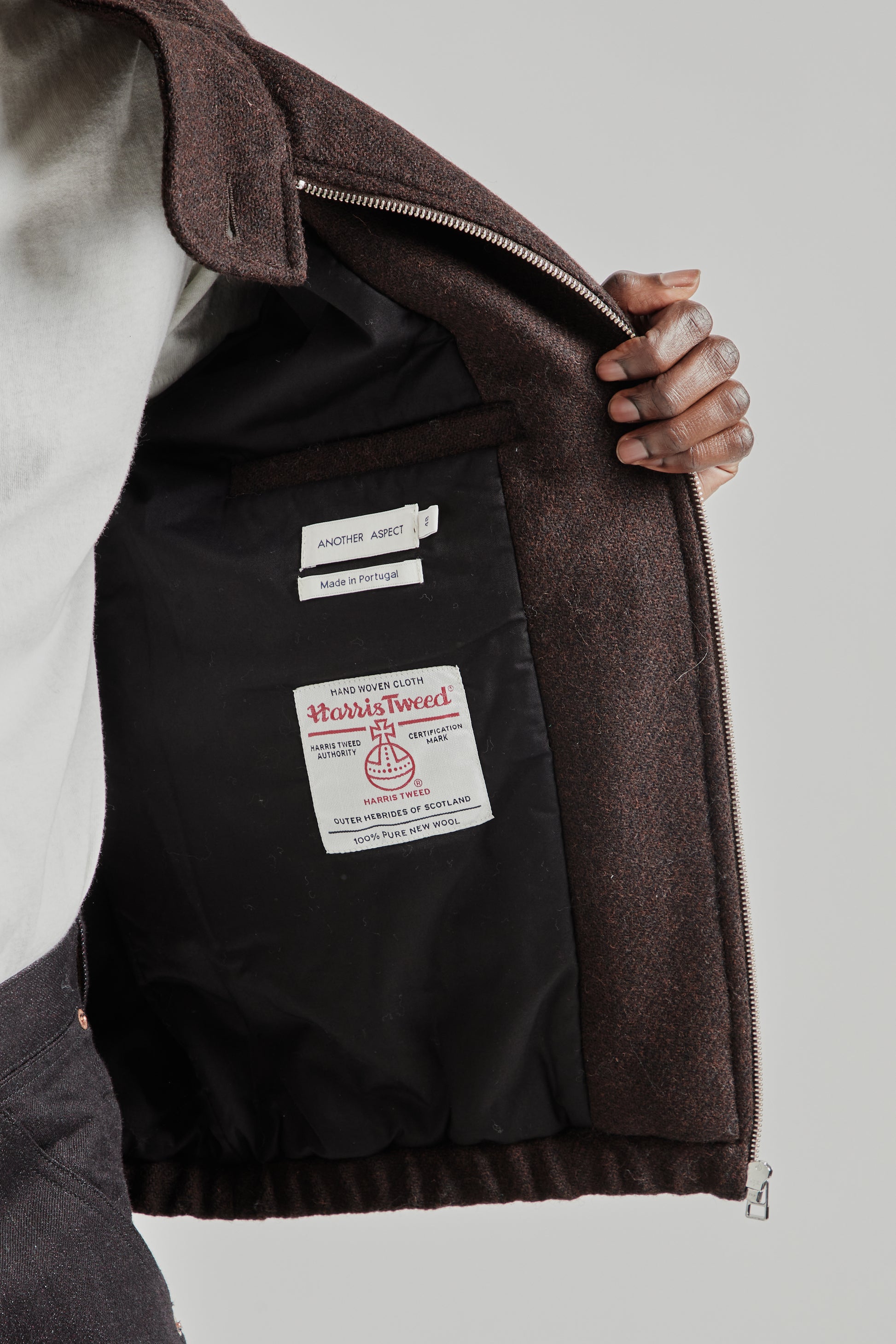 Another Aspect FW25 Another Jacket 5.0 Brown Tweed 12