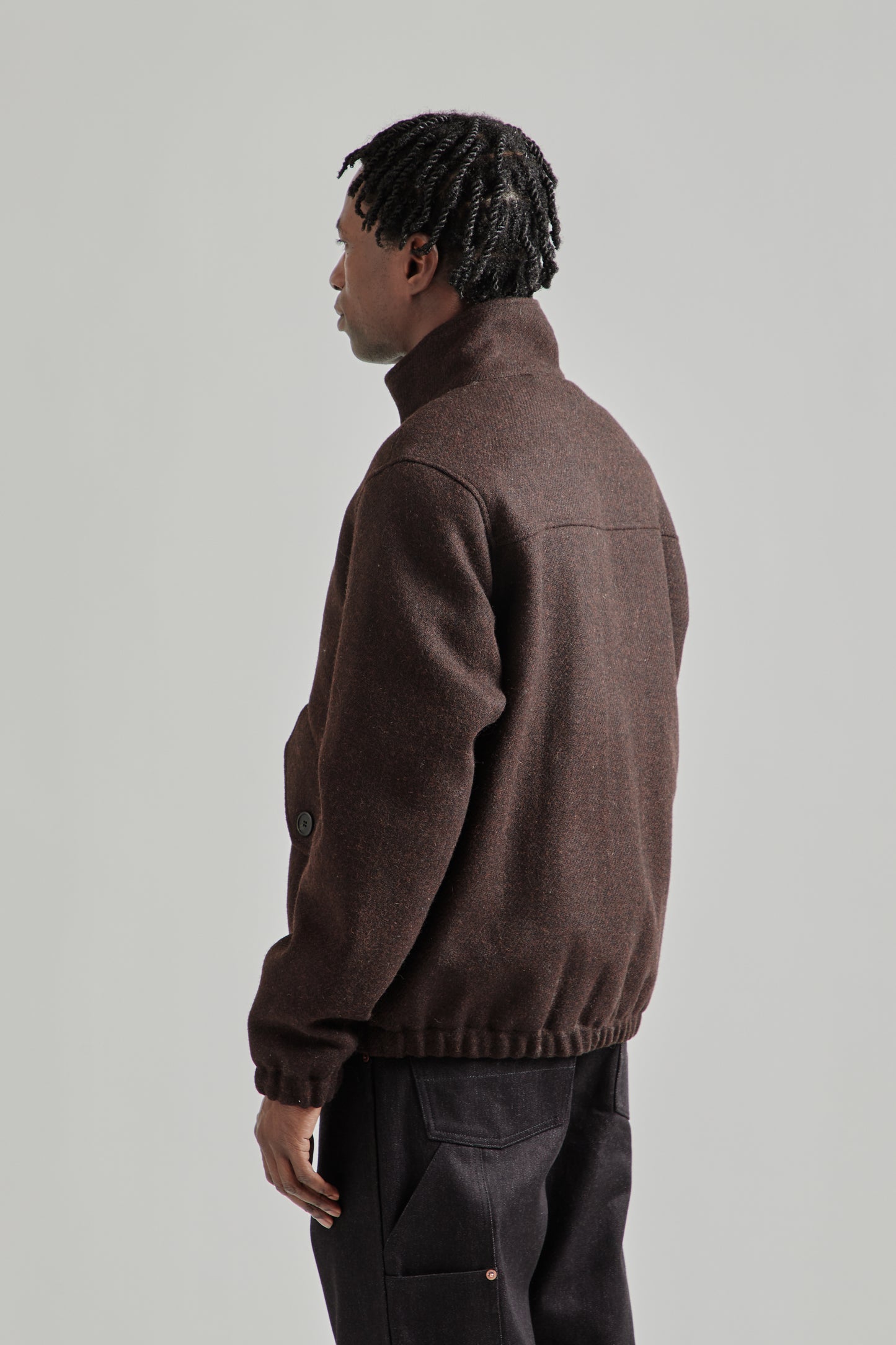 Another Aspect FW25 Another Jacket 5.0 Brown Tweed 4
