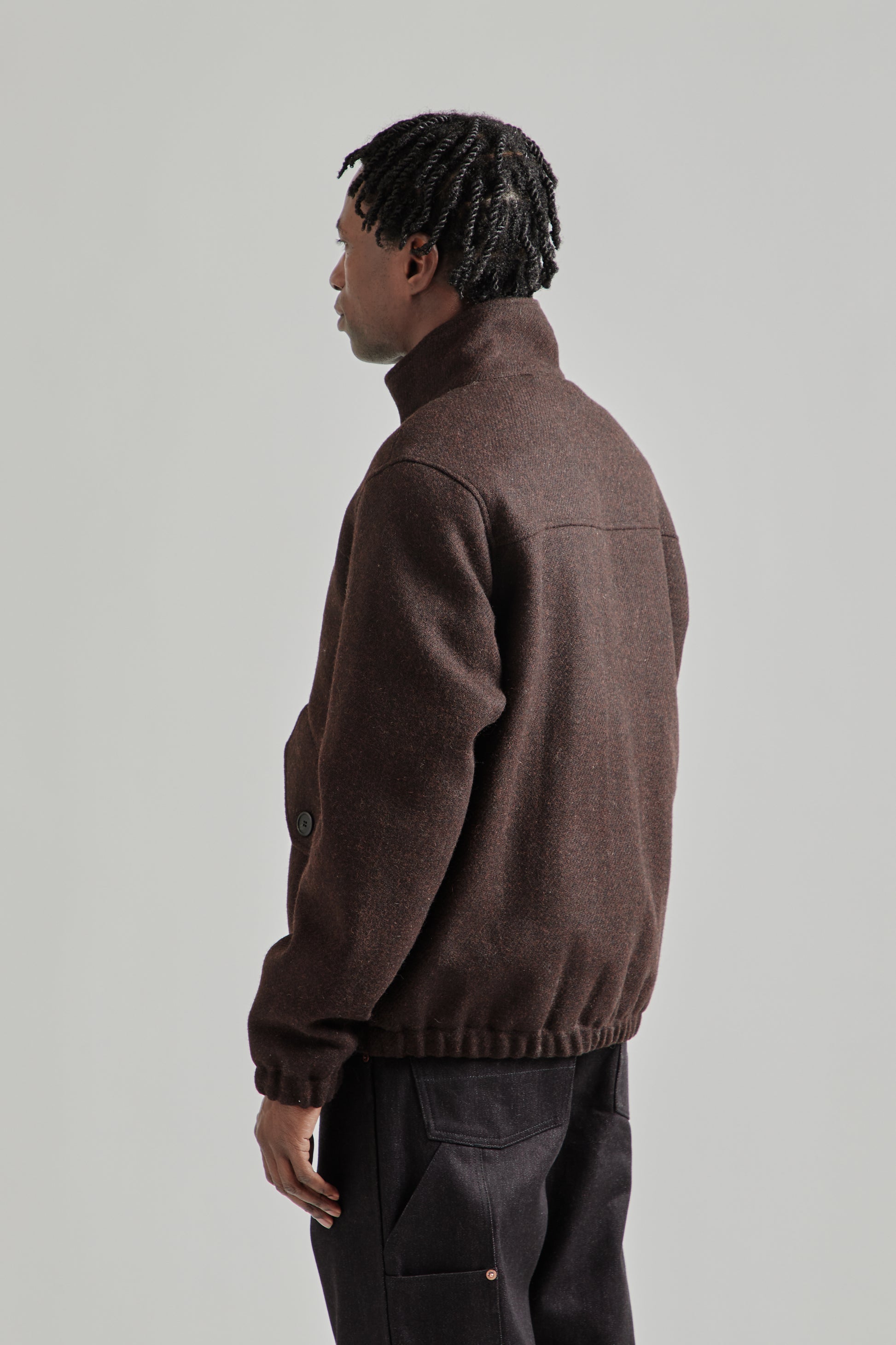 Another Aspect FW25 Another Jacket 5.0 Brown Tweed 4