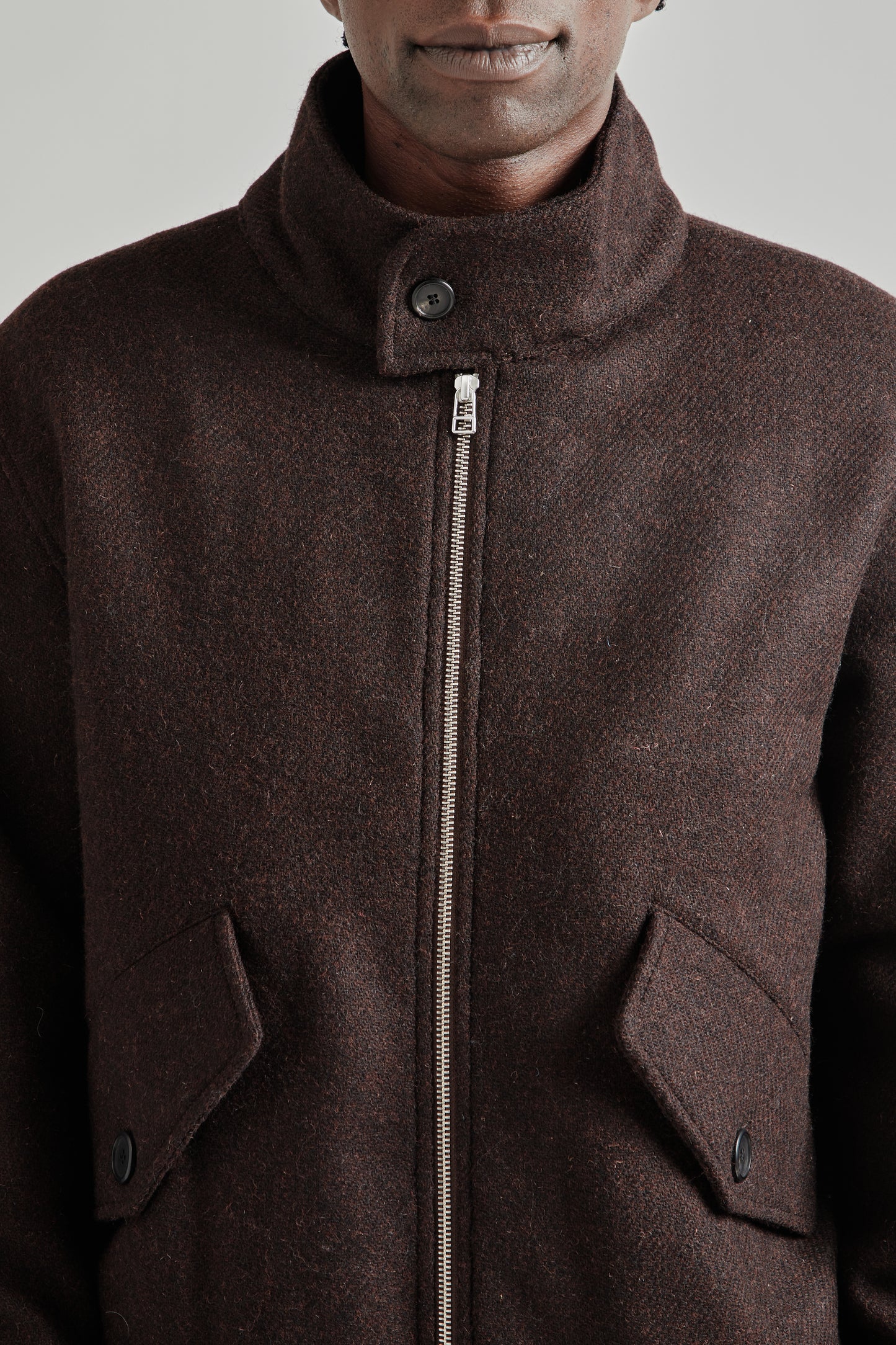 Another Aspect FW25 Another Jacket 5.0 Brown Tweed 6
