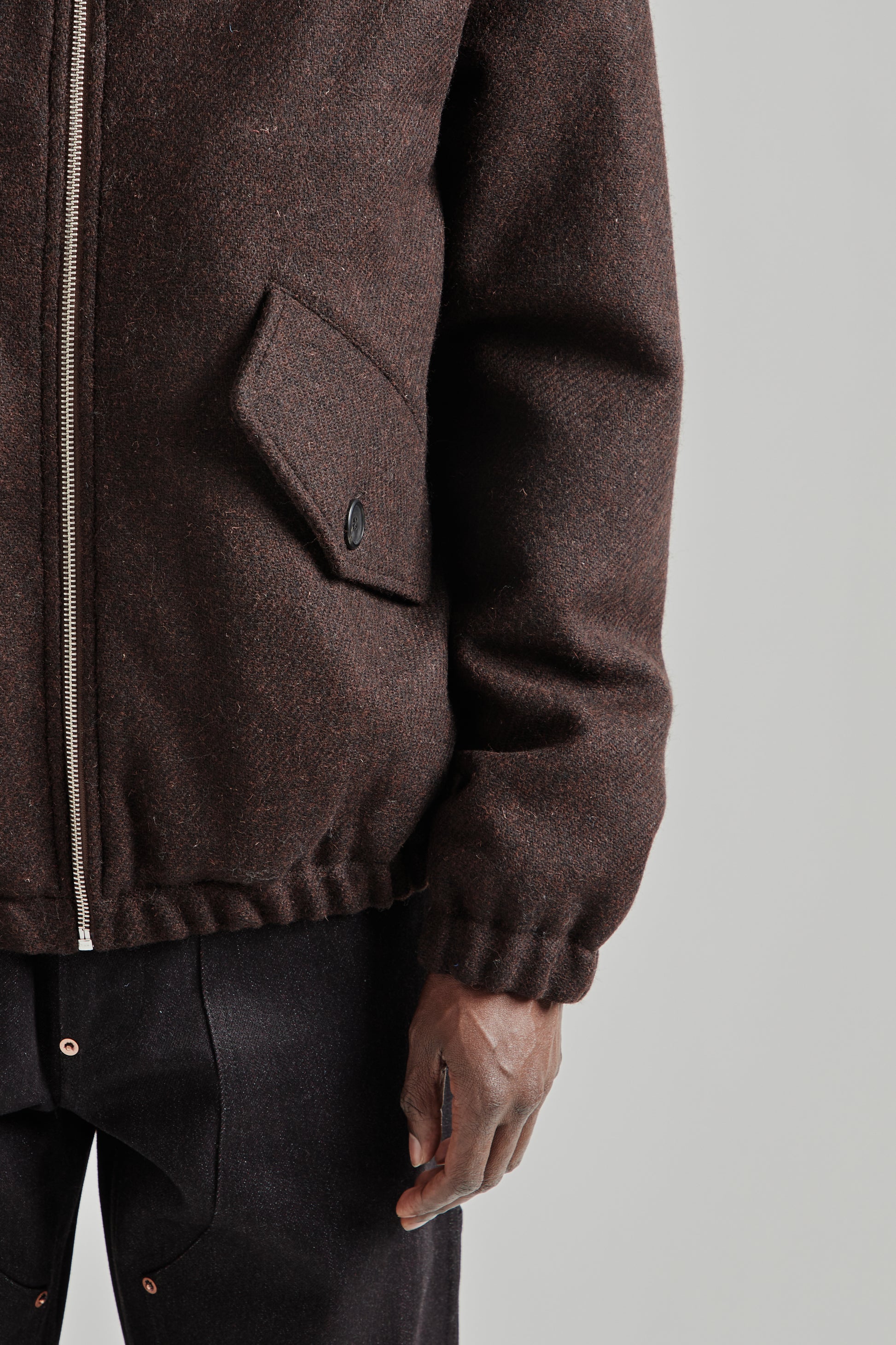 Another Aspect FW25 Another Jacket 5.0 Brown Tweed 8