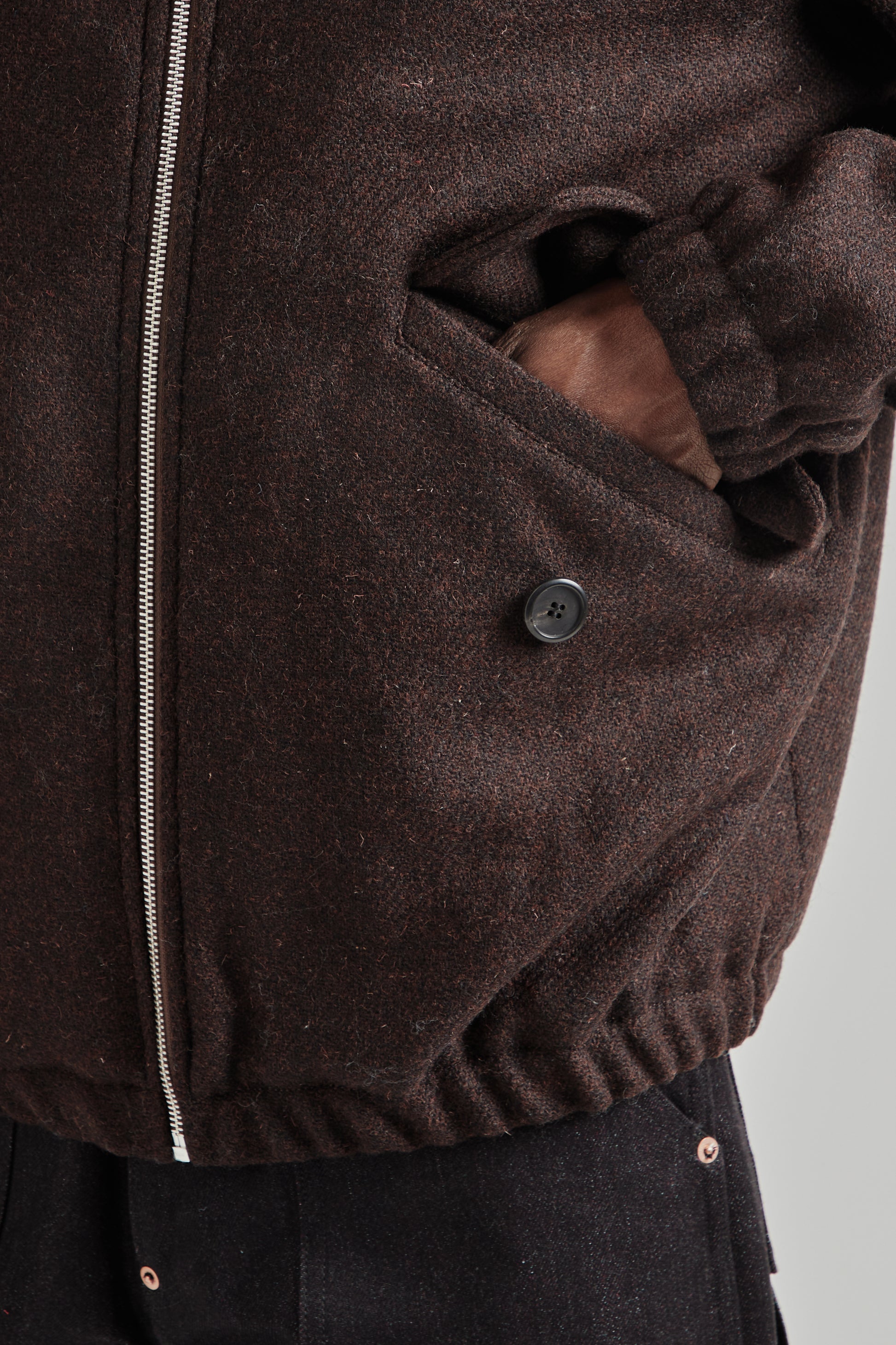 Another Aspect FW25 Another Jacket 5.0 Brown Tweed 9
