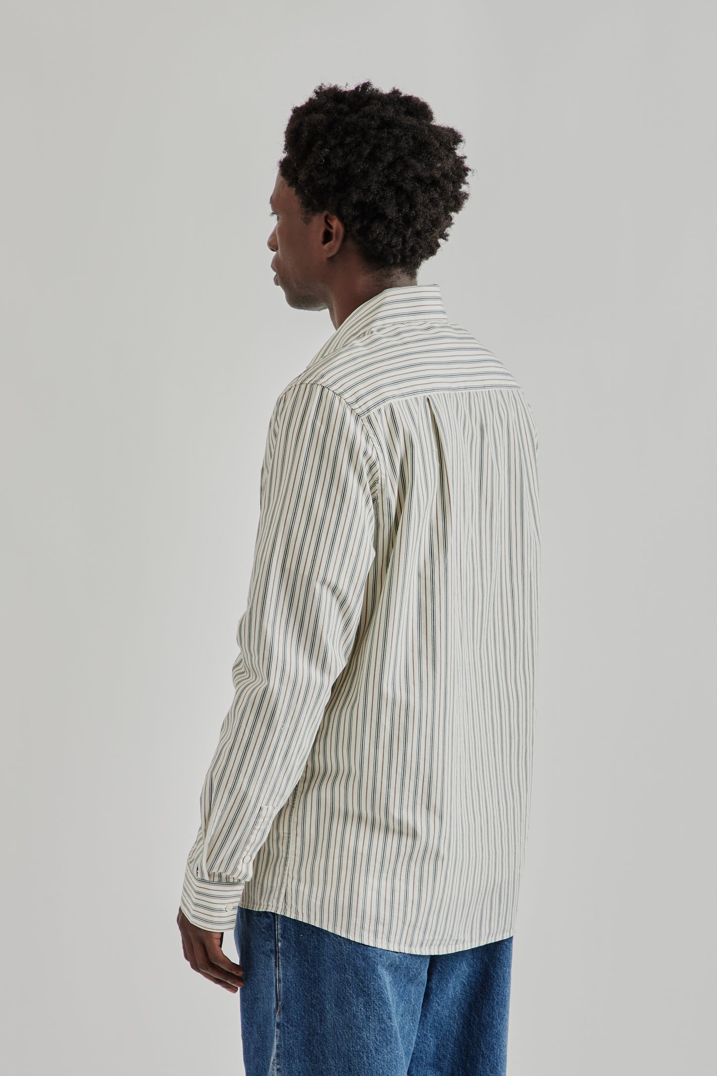 Another Aspect FW25 Another Shirt 3.0 Small Green Stripe 4