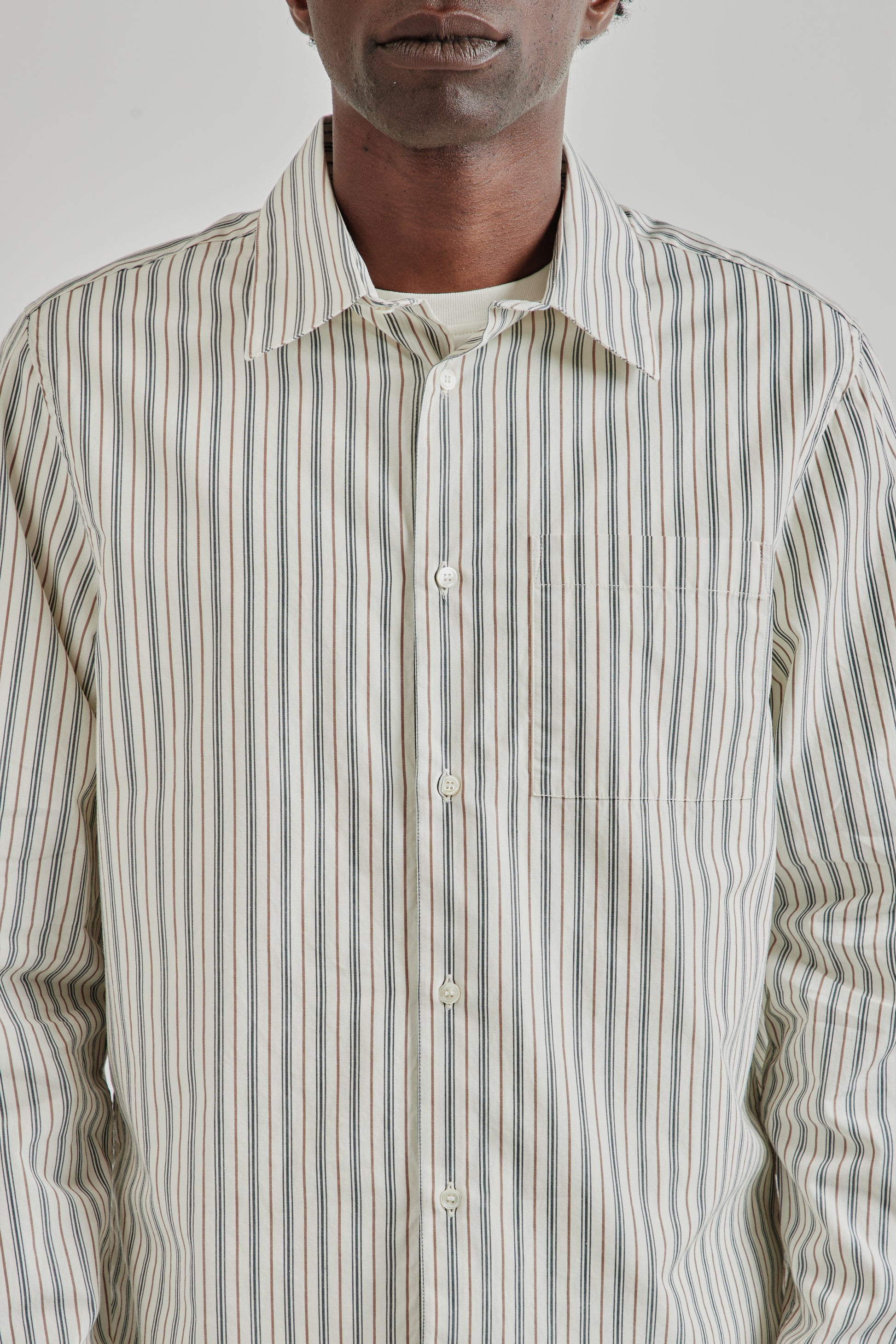 Another Aspect FW25 Another Shirt 3.0 Small Green Stripe 6