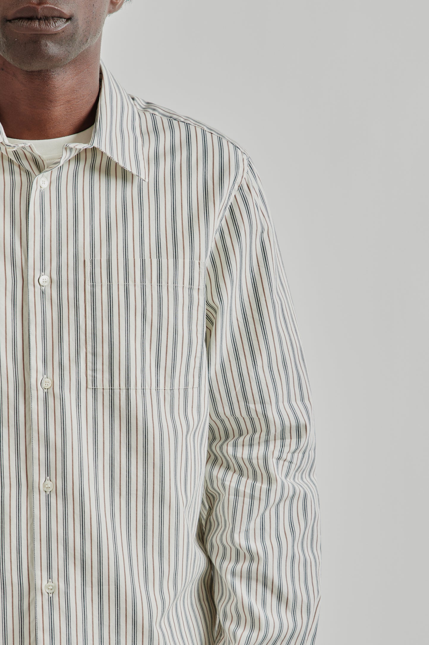 Another Aspect FW25 Another Shirt 3.0 Small Green Stripe 7