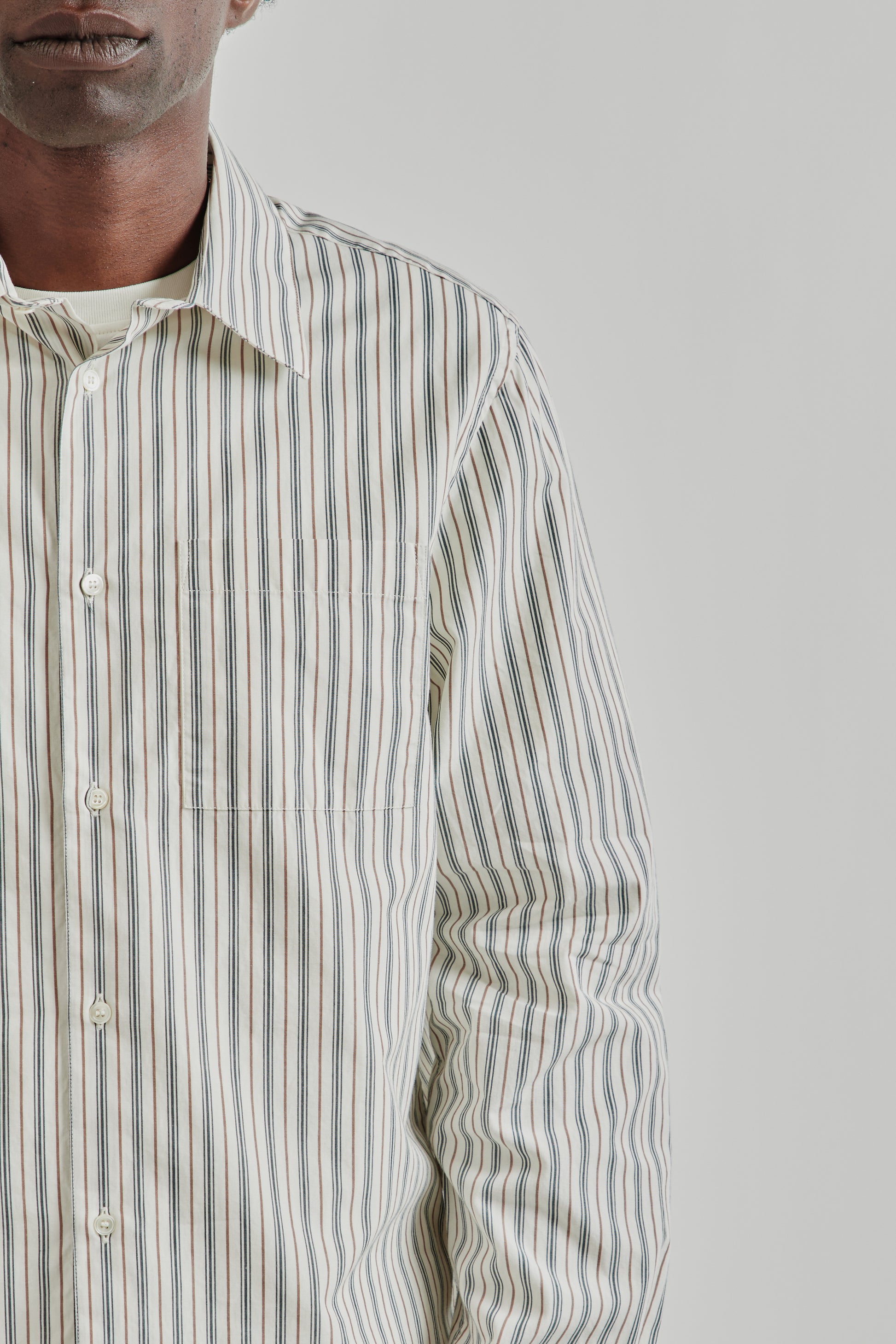 Another Aspect FW25 Another Shirt 3.0 Small Green Stripe 7