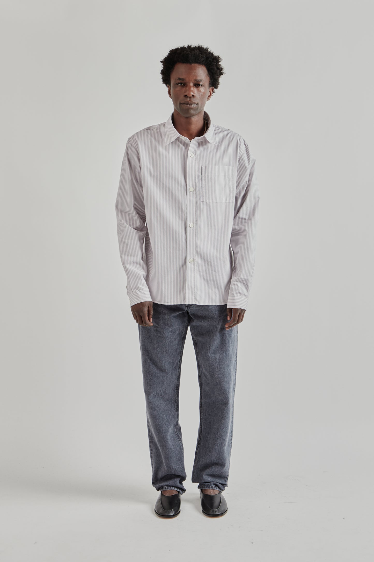 Another Shirt 4.0 - Ecru Rose Stripe