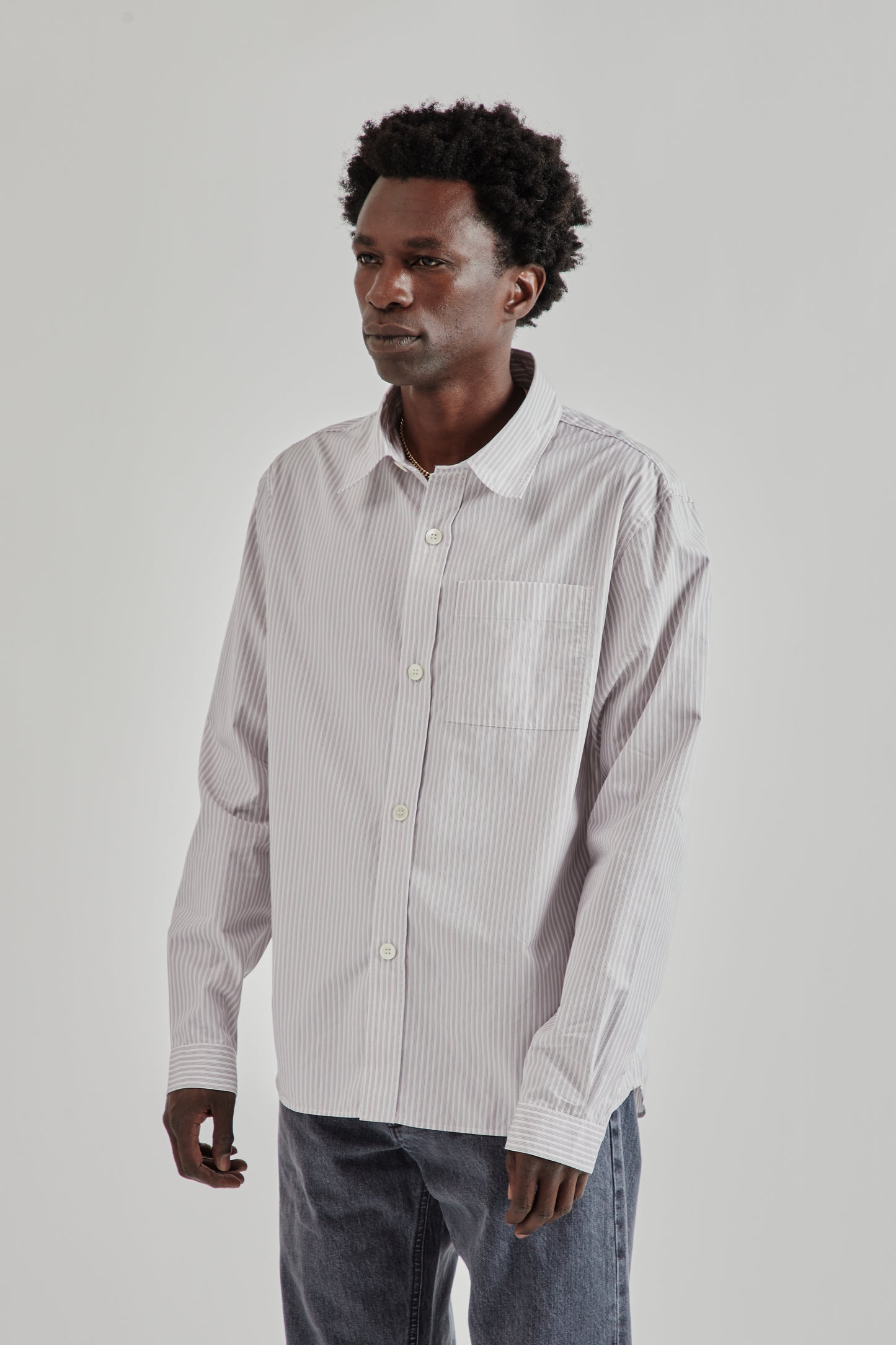 Another Shirt 4.0 - Ecru Rose Stripe