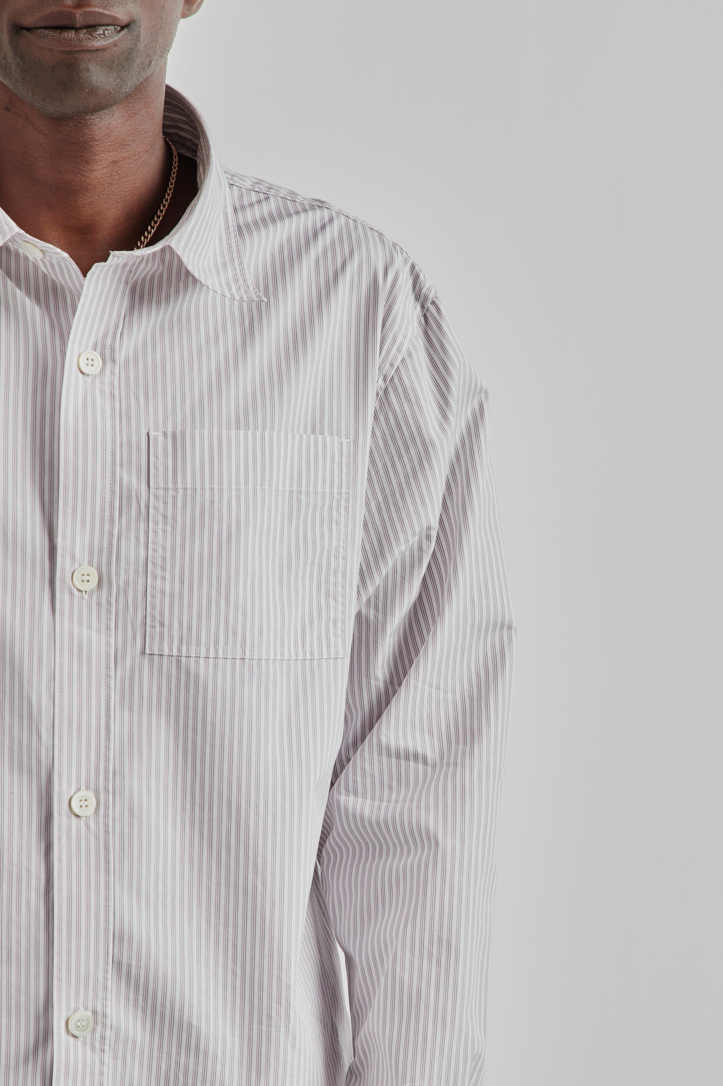 Another Shirt 4.0 - Ecru Rose Stripe