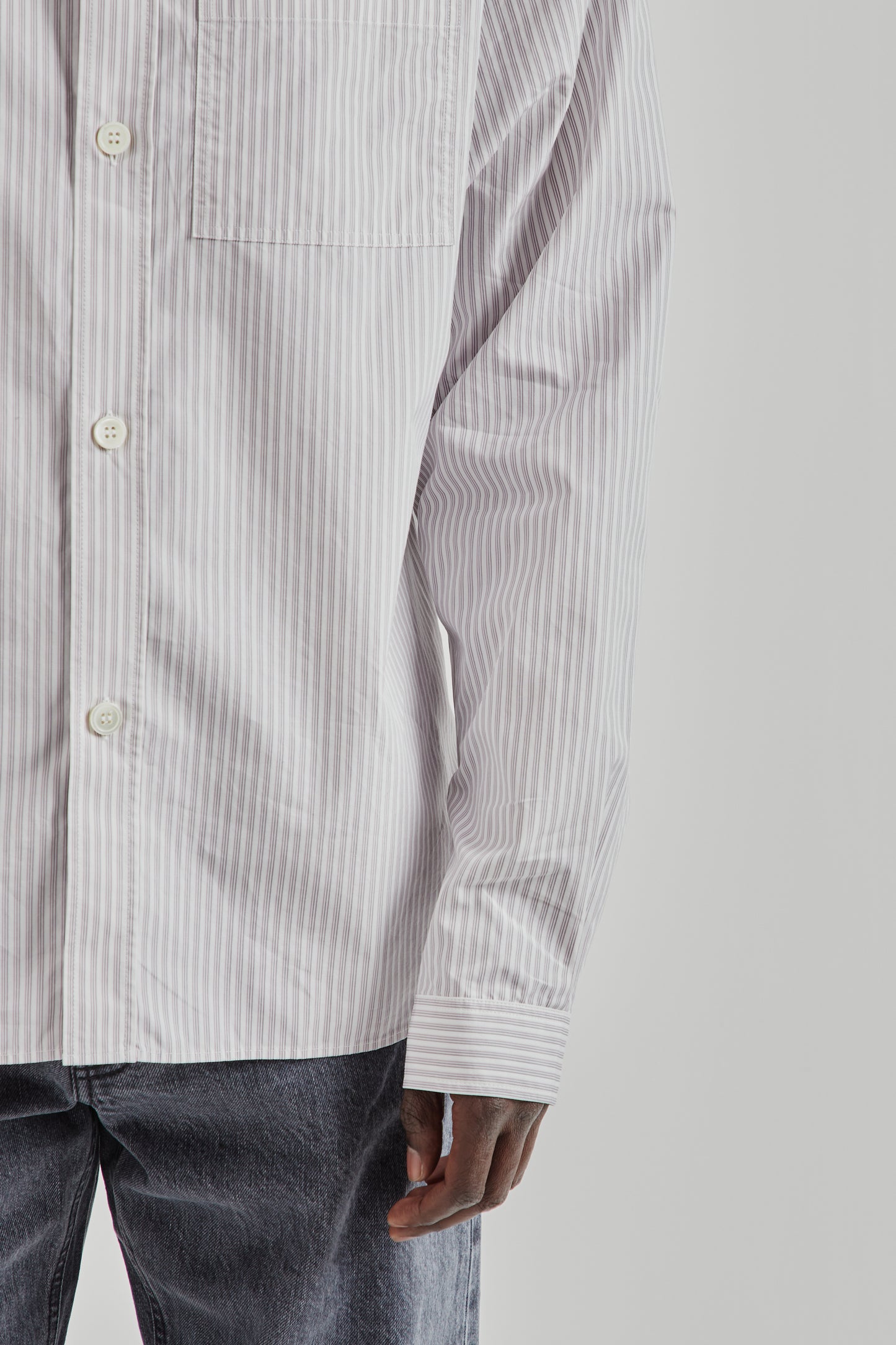 Another Shirt 4.0 - Ecru Rose Stripe