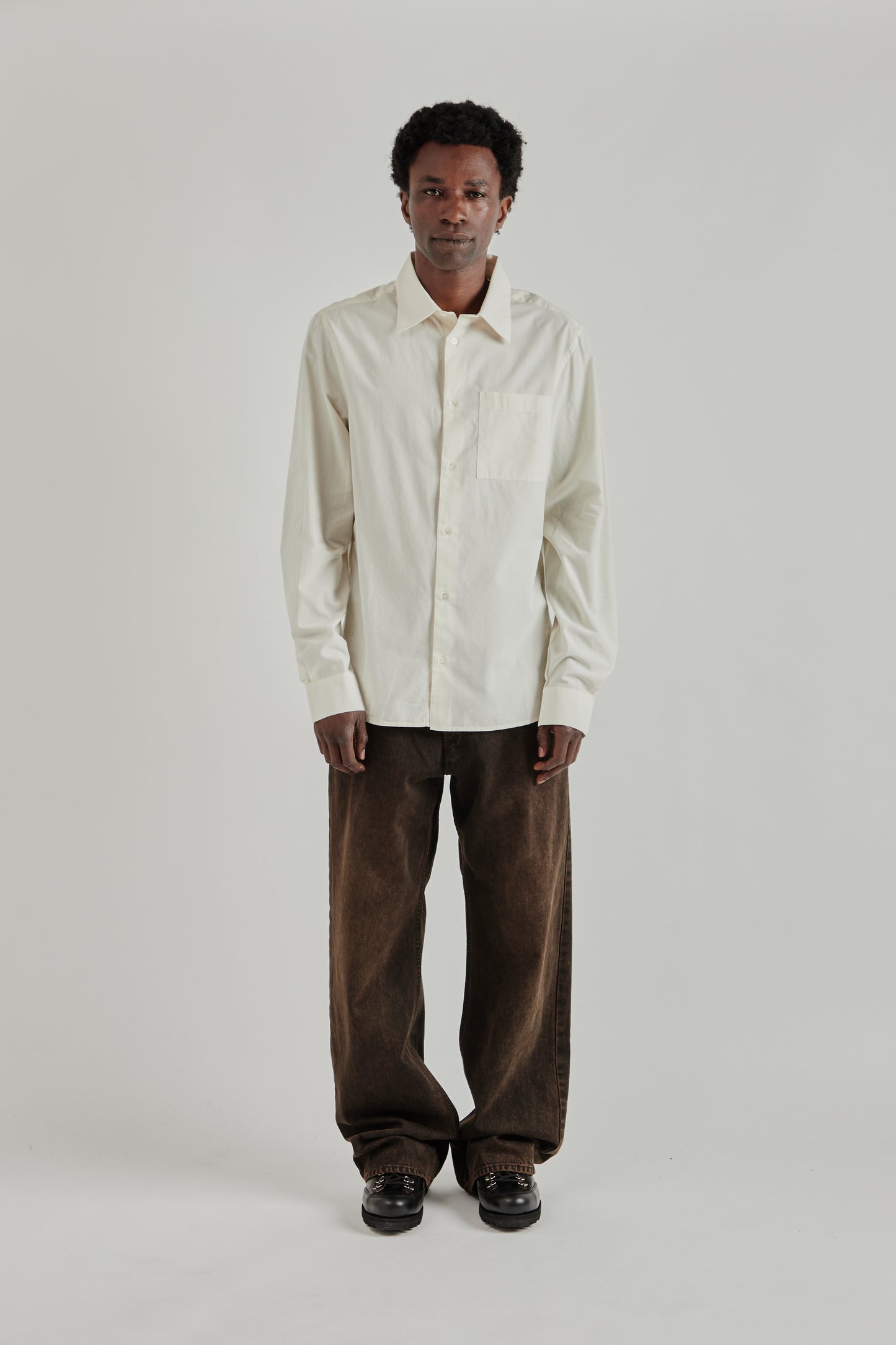 Another Aspect FW26 Another Shirt 3.0 Wimbledon White0448