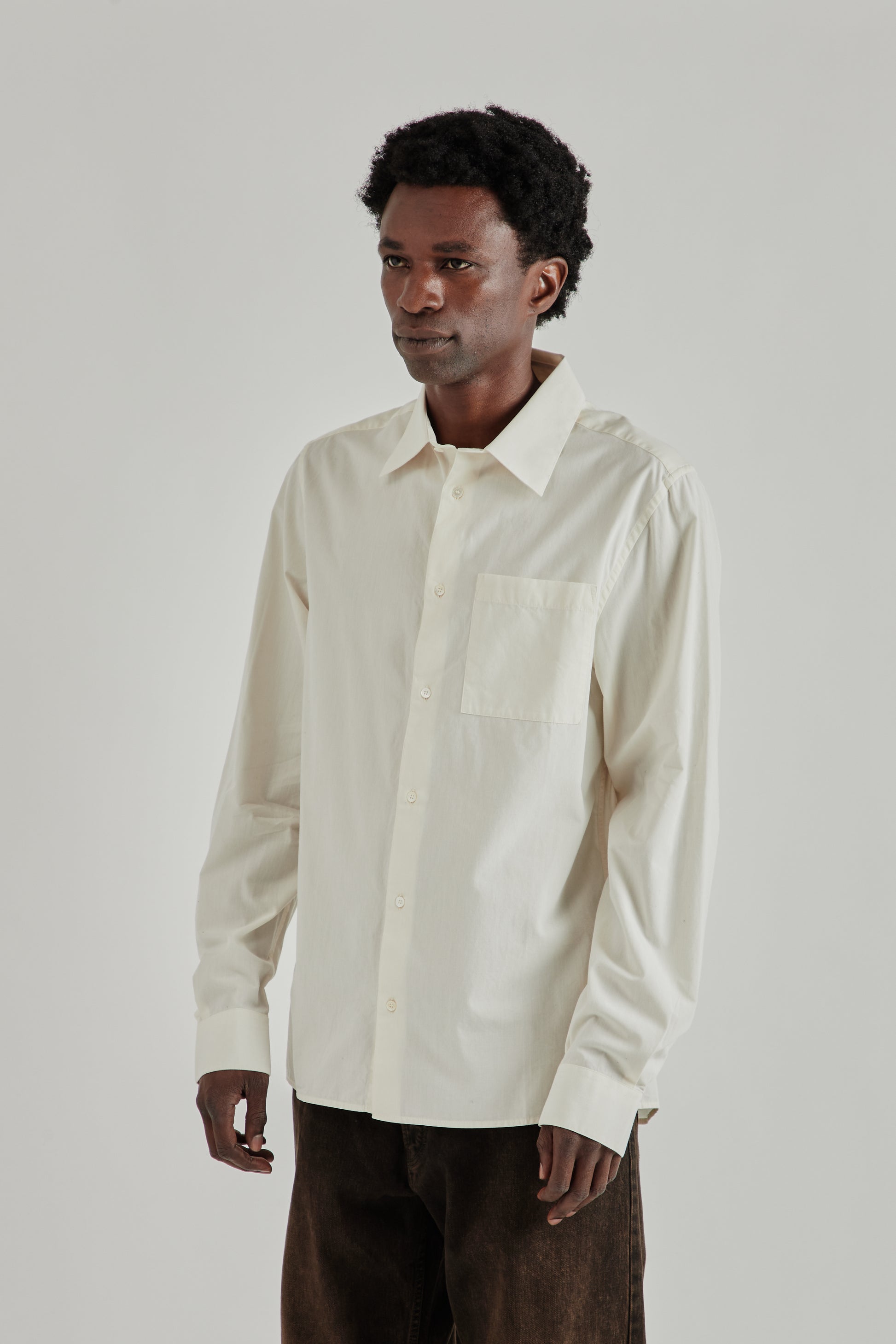 Another Aspect FW26 Another Shirt 3.0 Wimbledon White0453