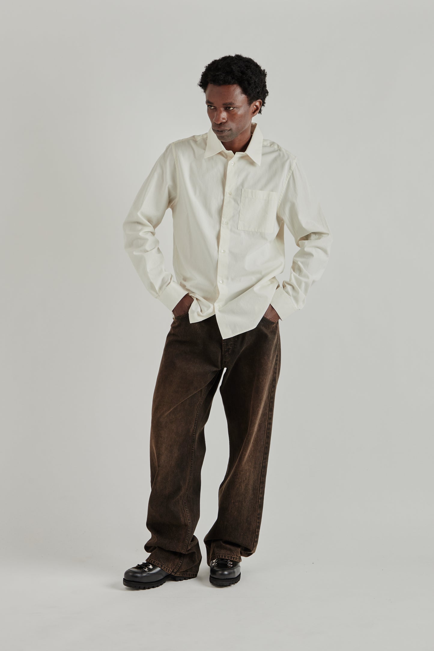 Another Aspect FW26 Another Shirt 3.0 Wimbledon White0468