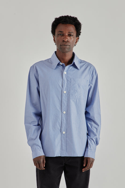 Another Aspect FW26 Another Shirt 4.0 Blue White Stripe0706